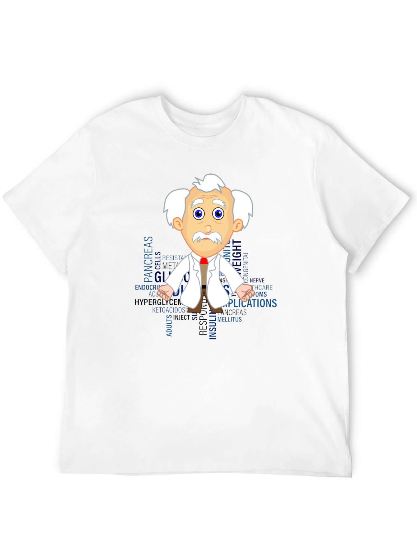 Black Scientist Diabetes T-Shirt - Comfy Cotton Tee view 12