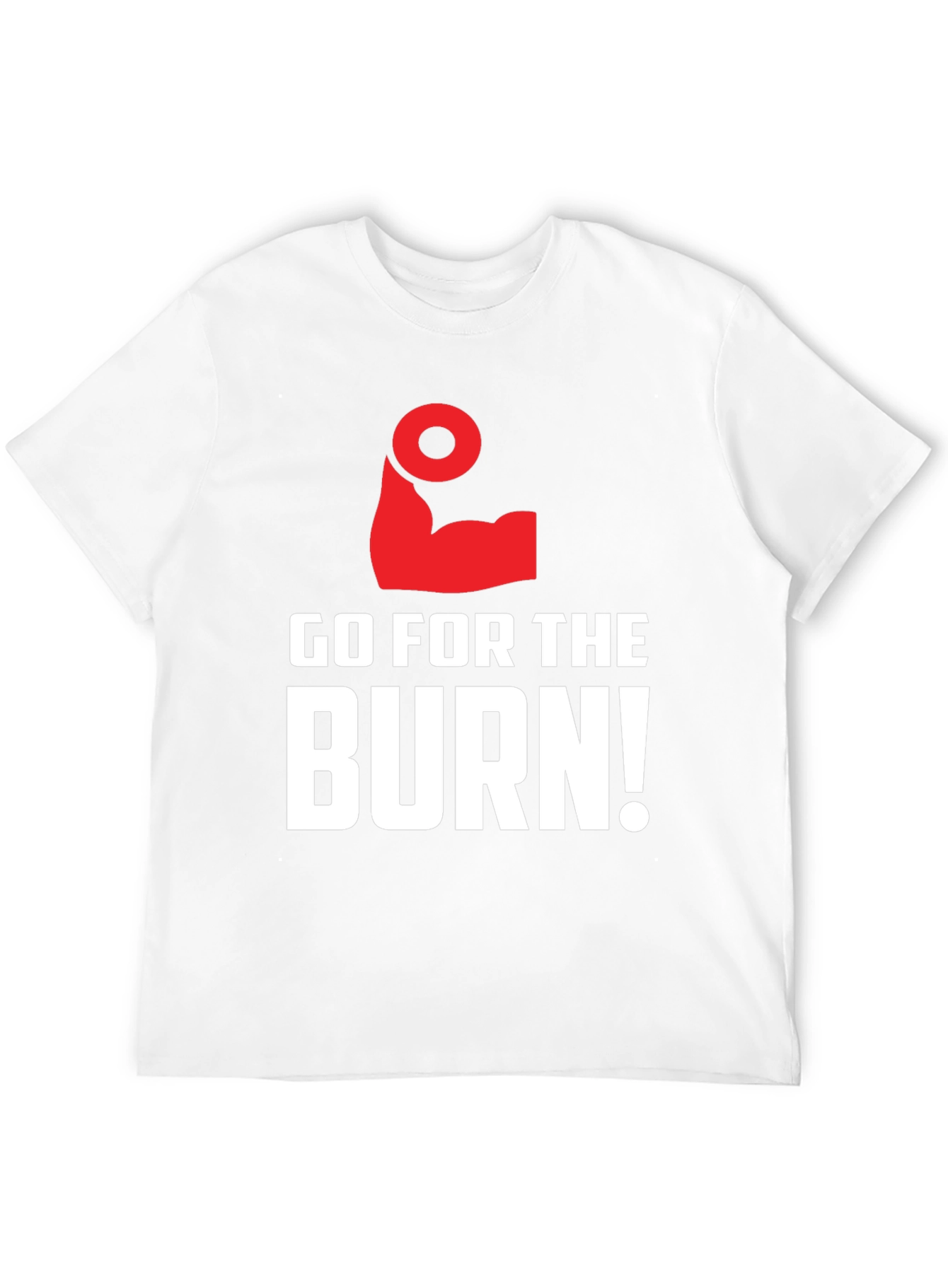 Black Go For The Burn! Graphic Tee Shirt view 12