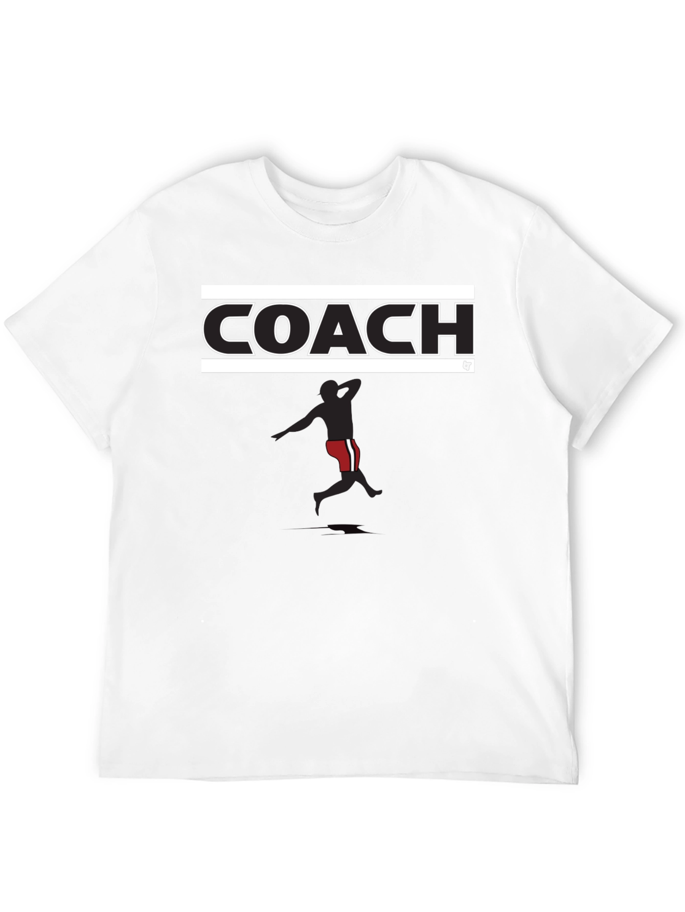 Black Coach Graphic Tee - Black Cotton Blend view 12