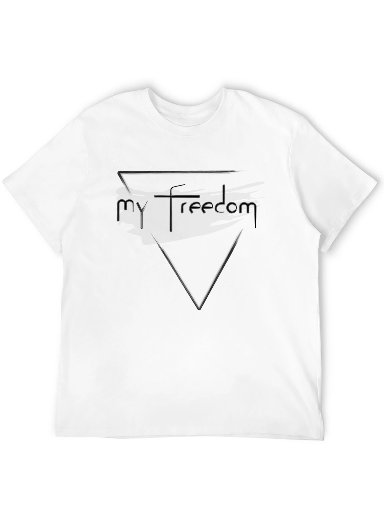 Black My Freedom Black Graphic T-Shirt view 12