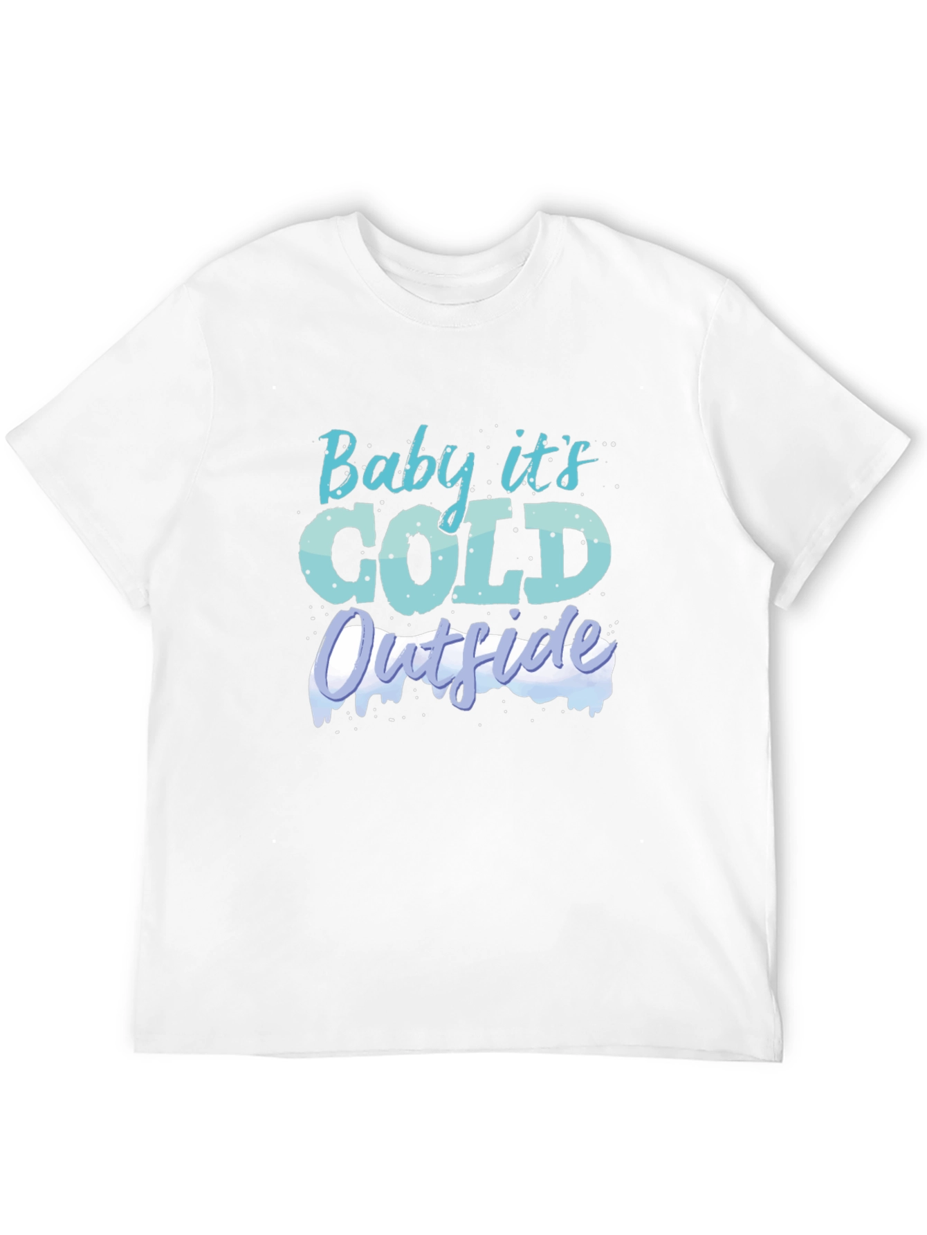 Black Baby It's Cold Outside Graphic Tee view 12