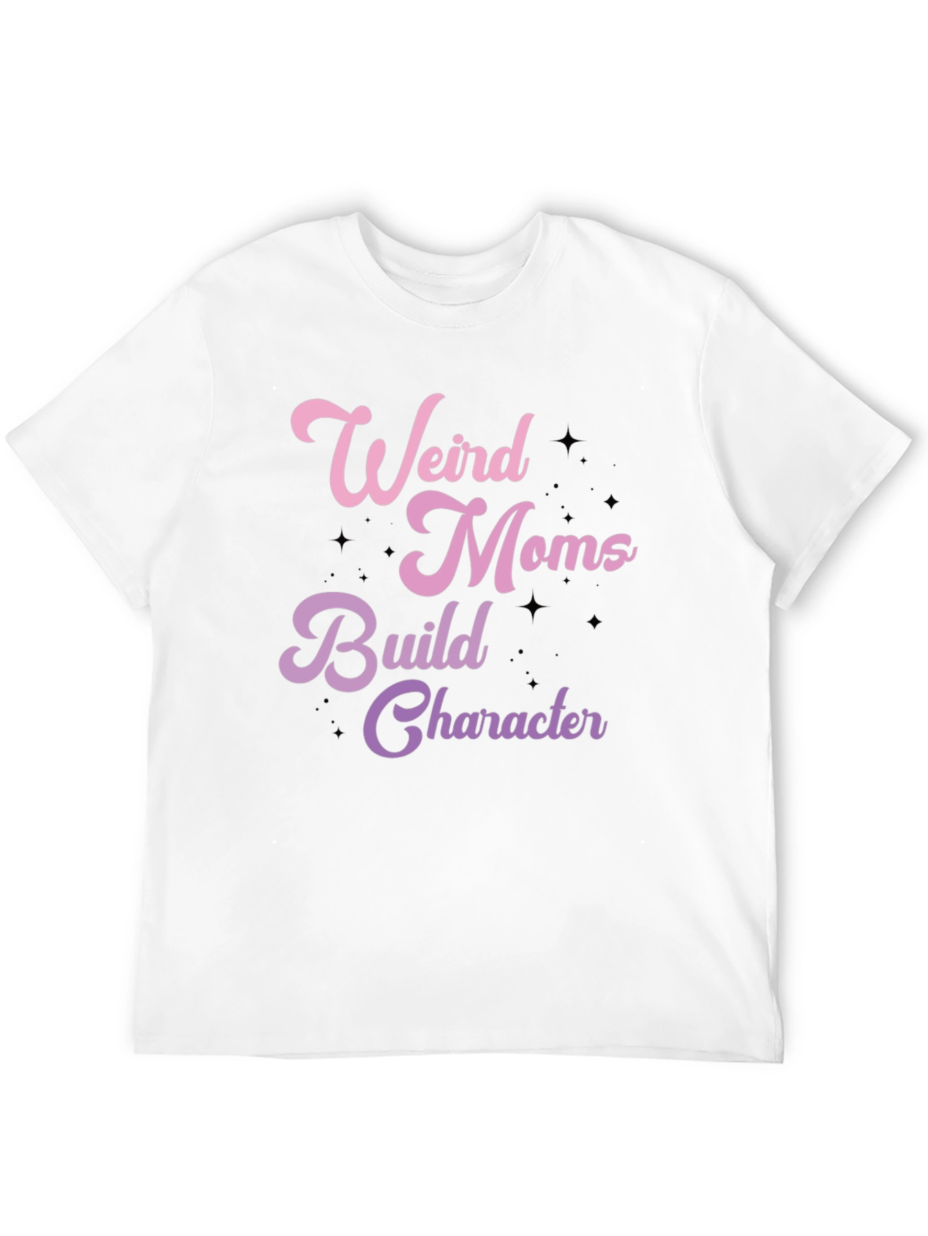 Black Weird Moms Build Character Graphic Tee view 12
