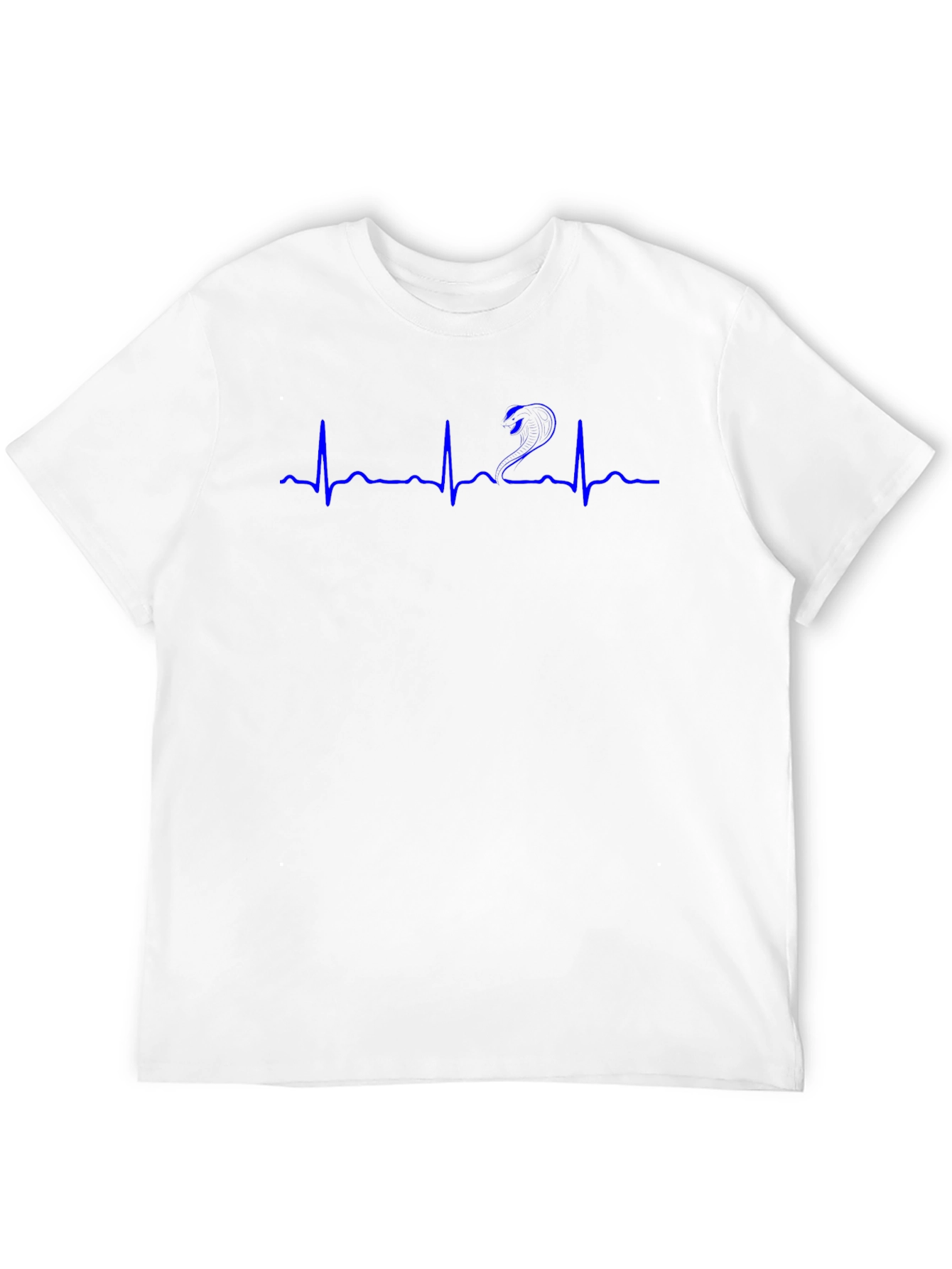 Black Heartbeat Snake Graphic T-Shirt view 12