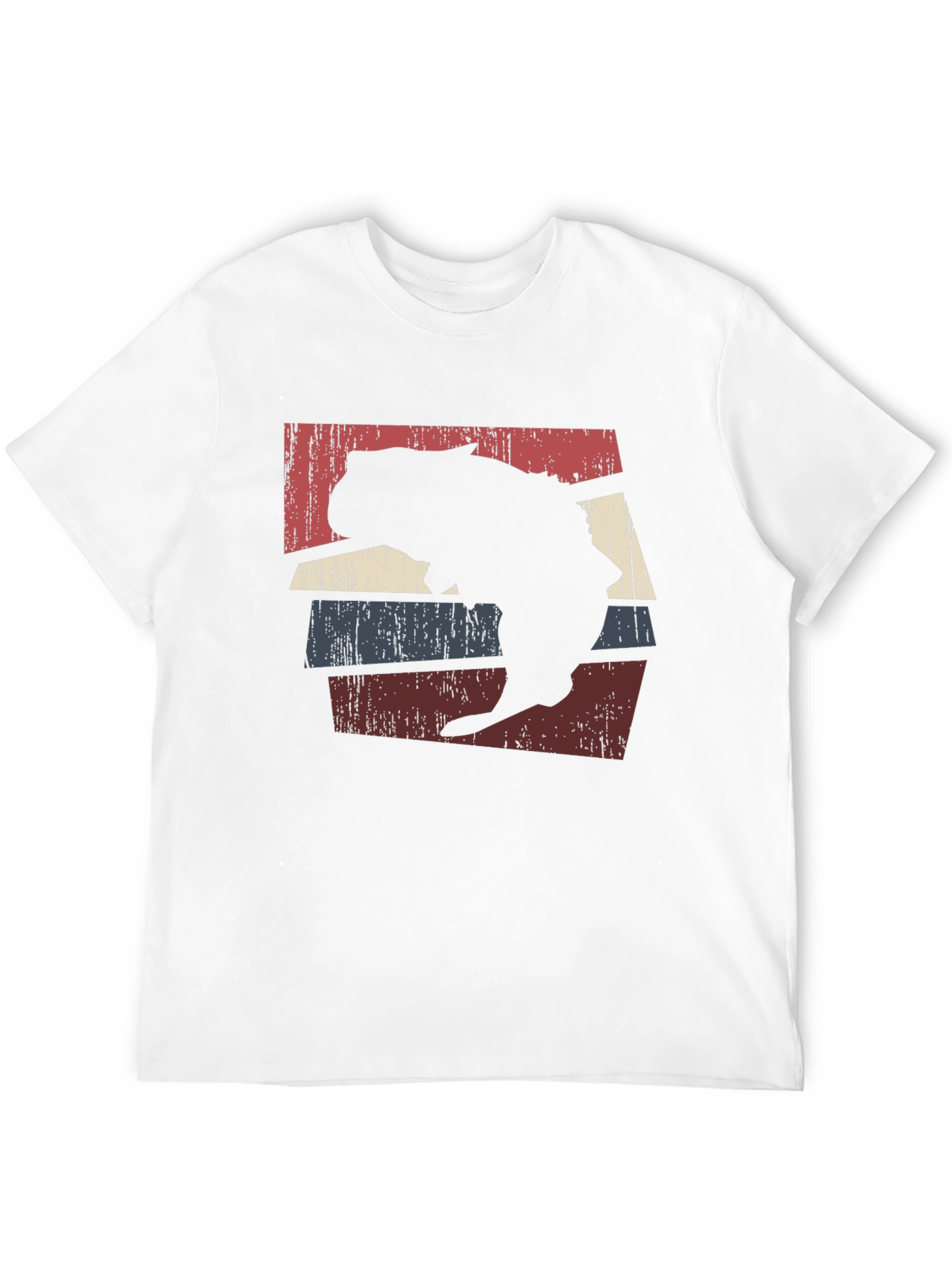 Black Retro Wombat Silhouette Graphic Tee view 12