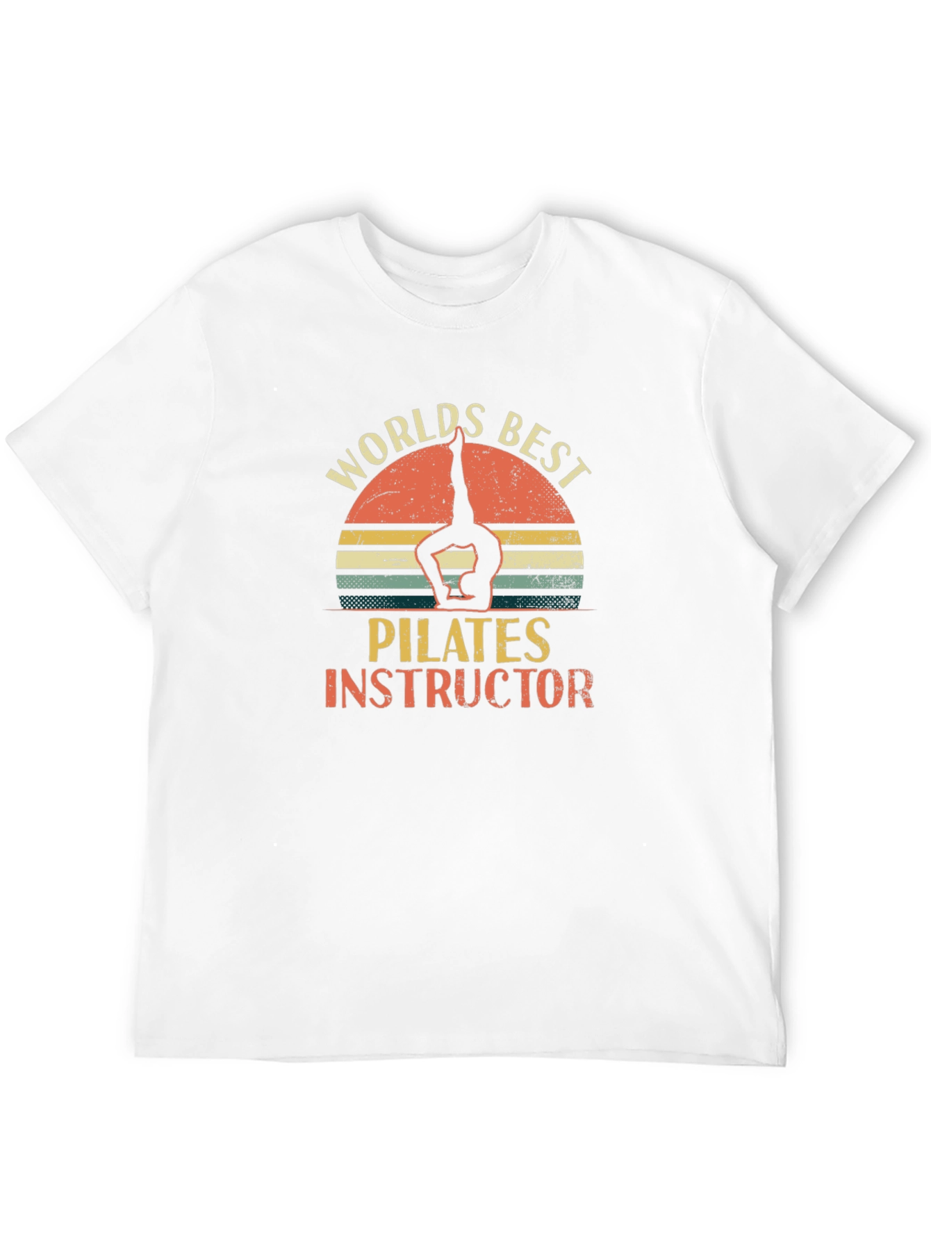 Black World's Best Pilates Instructor T-Shirt view 12