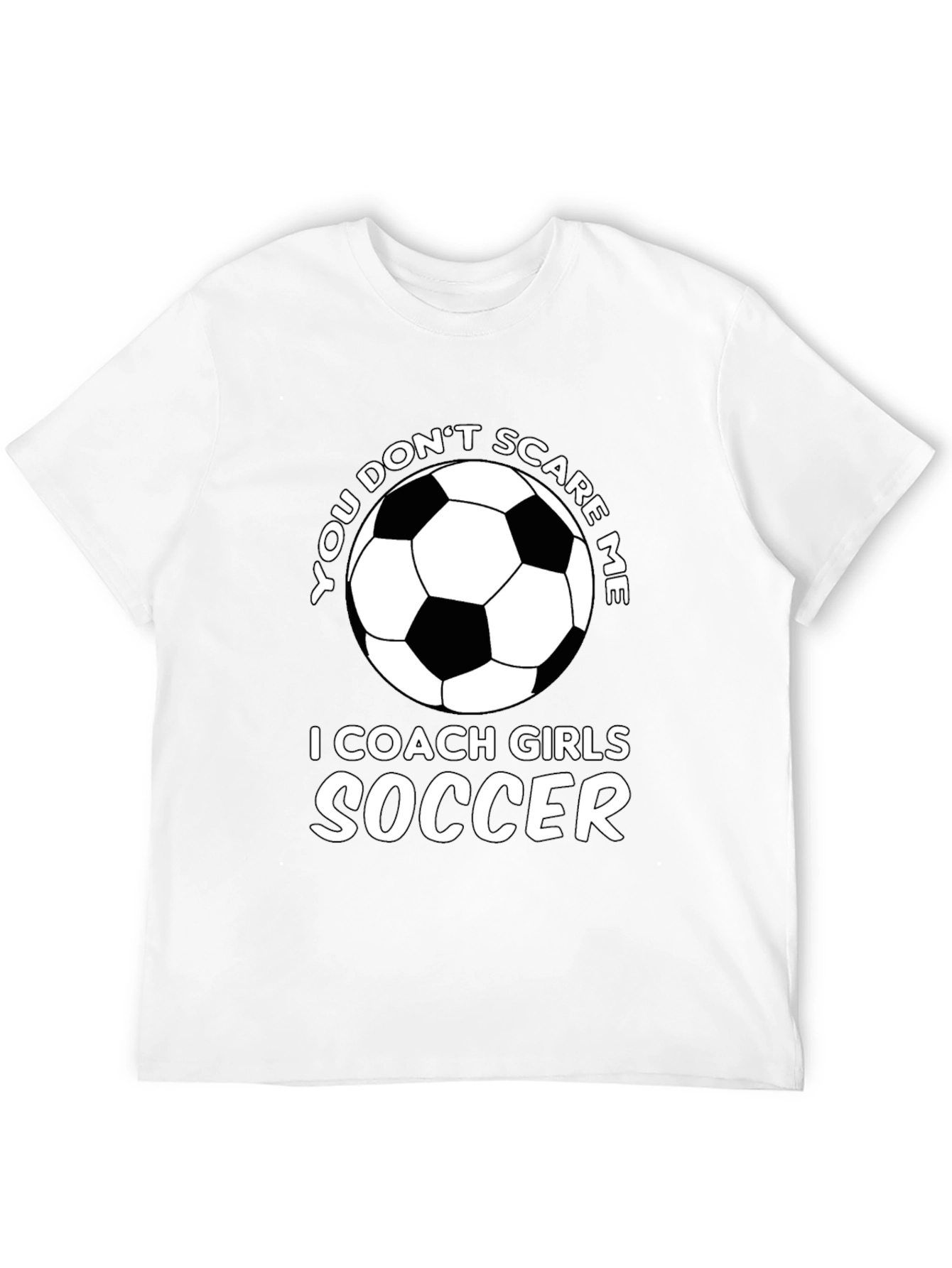 Black Coach Girls Soccer T-Shirt view 12