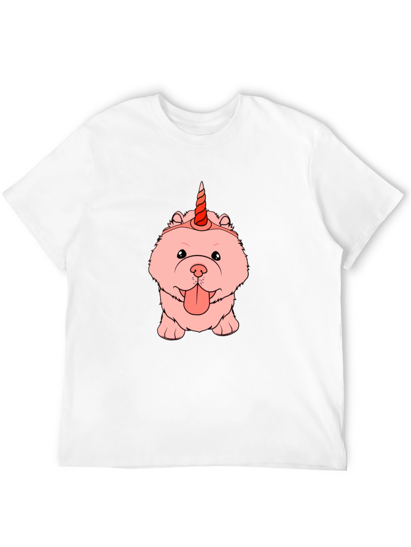 Black Unicorn Chow Chow T-Shirt view 12