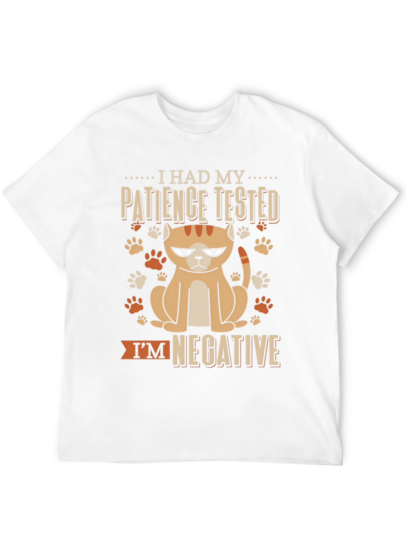 Black Patience Tested Cat Graphic Tee view 12