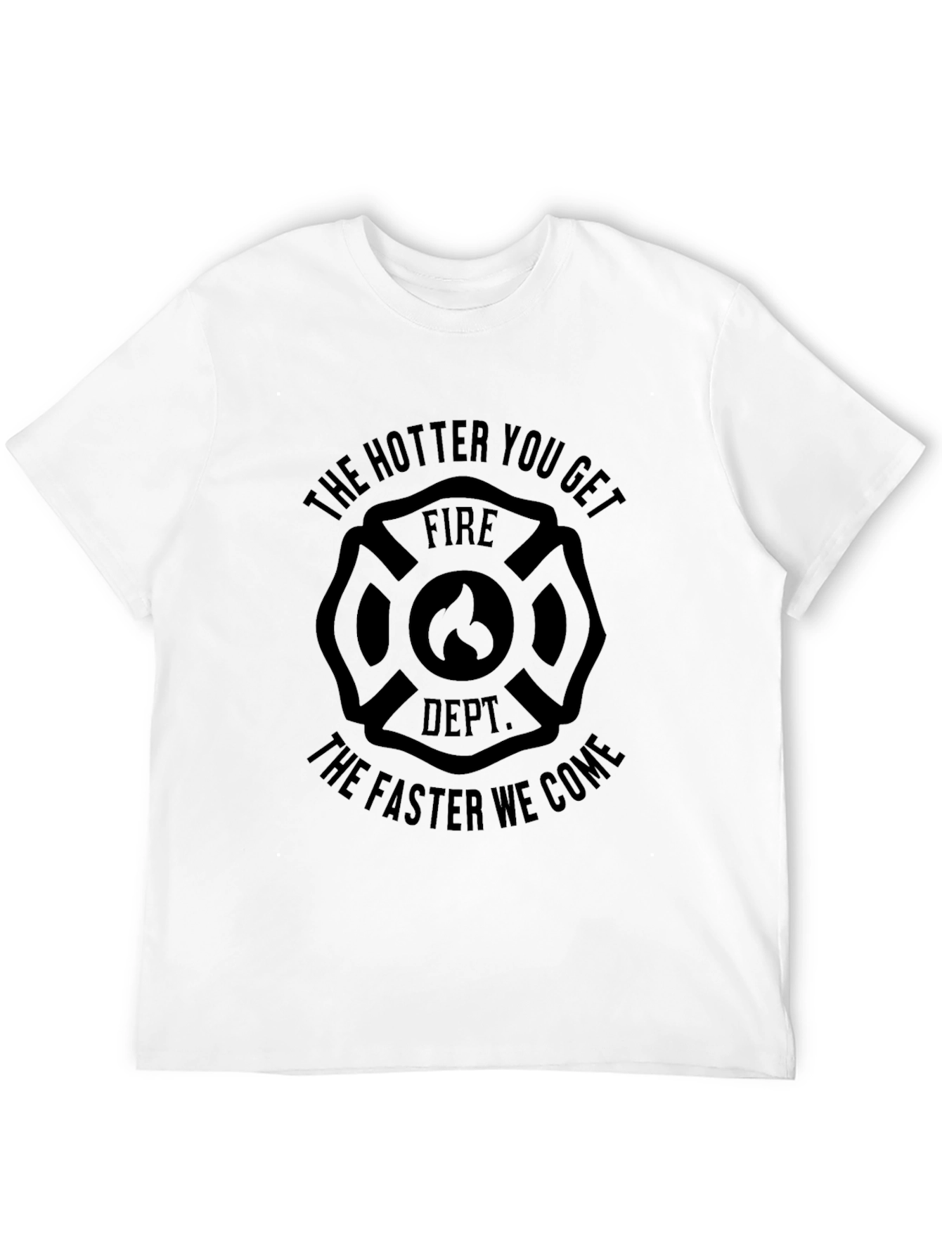 Black Fire Department T-Shirt - The Hotter You Get view 12