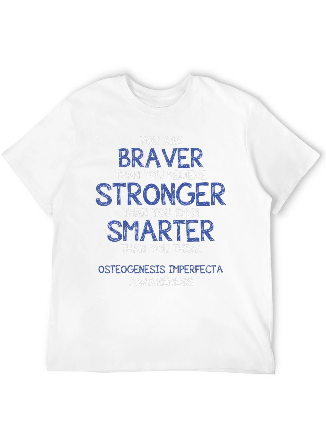 Black Osteogenesis Imperfecta Awareness T-Shirt view 12