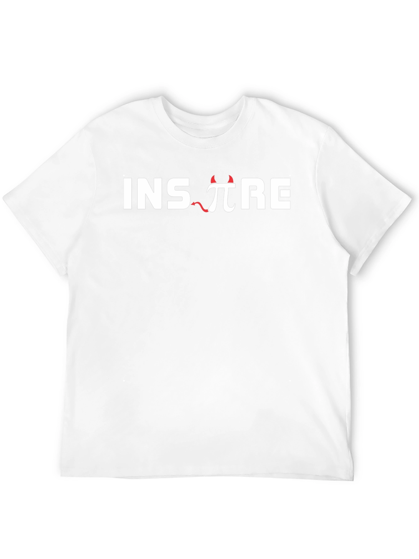 Black Inspire T-Shirt - Devil Pi Design view 12