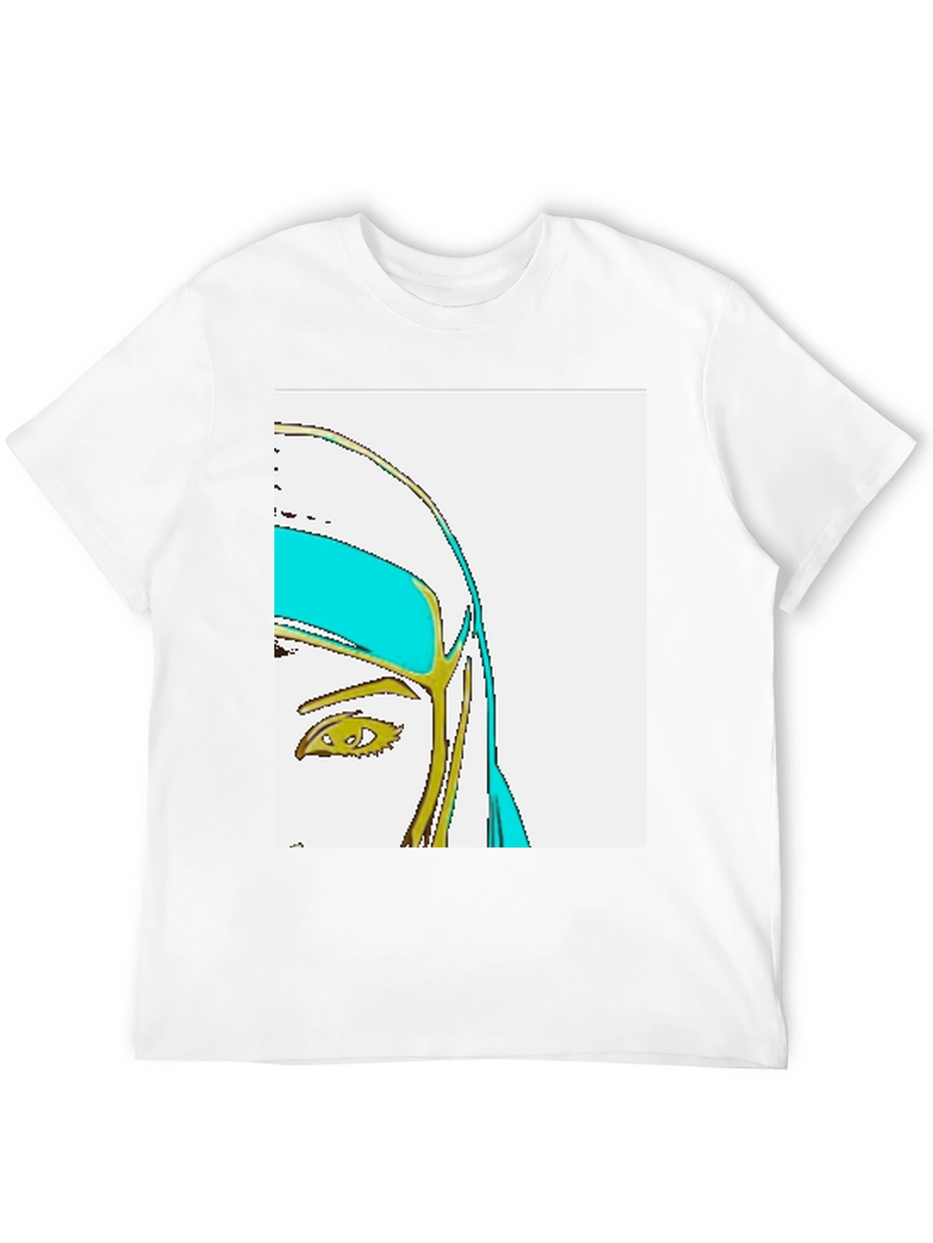 Black Abstract Virgin Mary Graphic Tee view 12