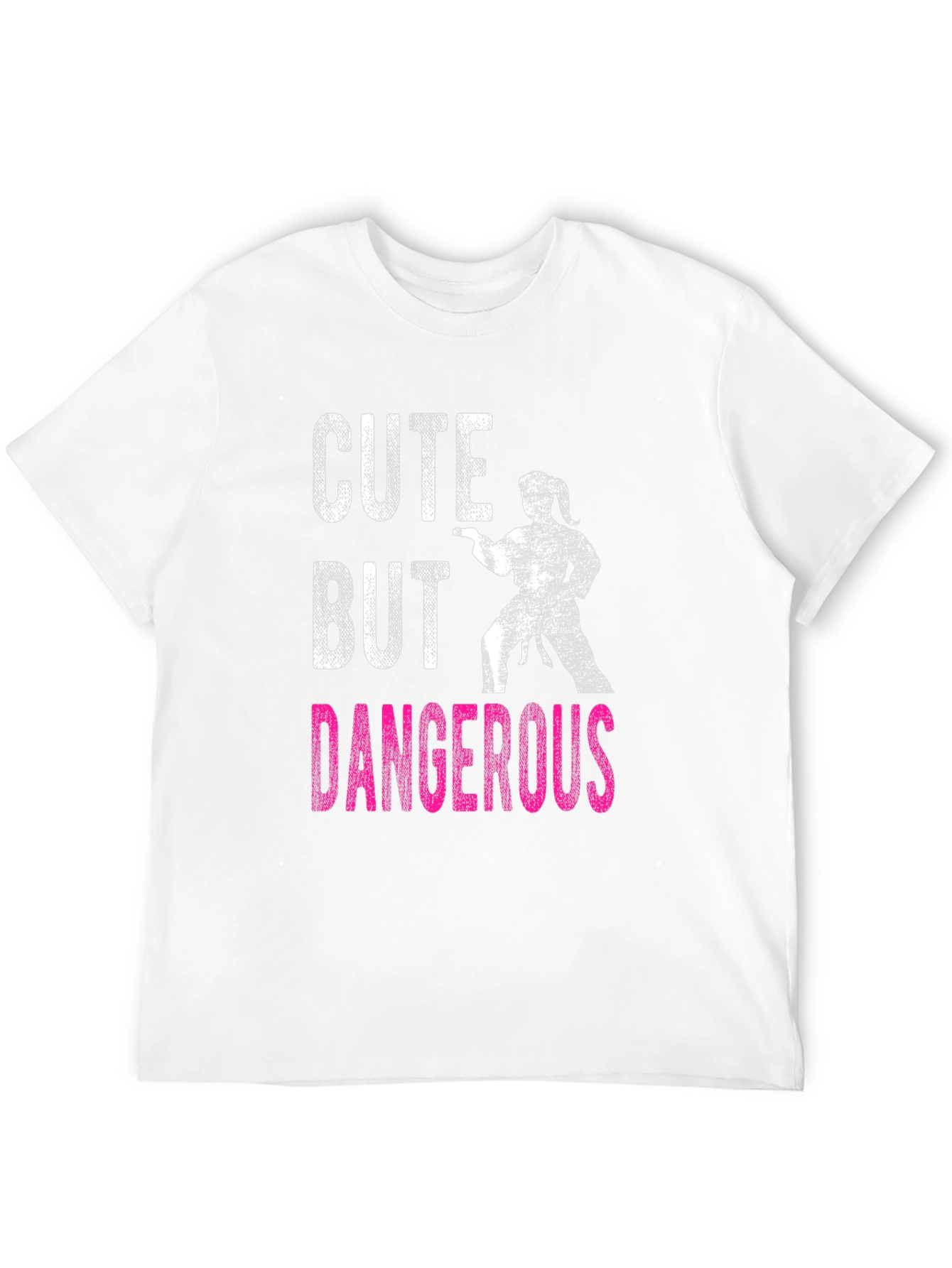 Black Cute But Dangerous T-Shirt view 12