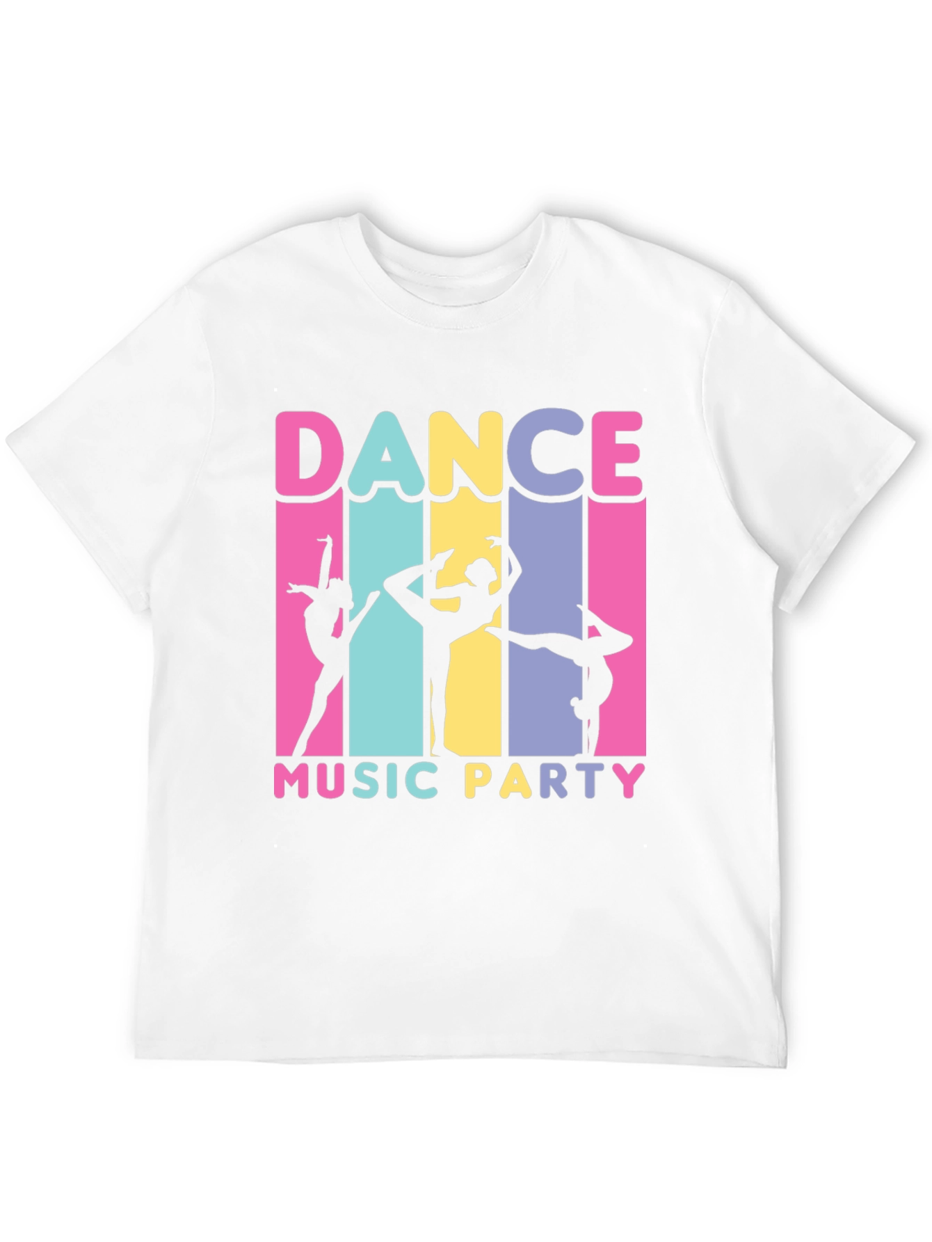 Black Dance Music Party Graphic T-Shirt view 12