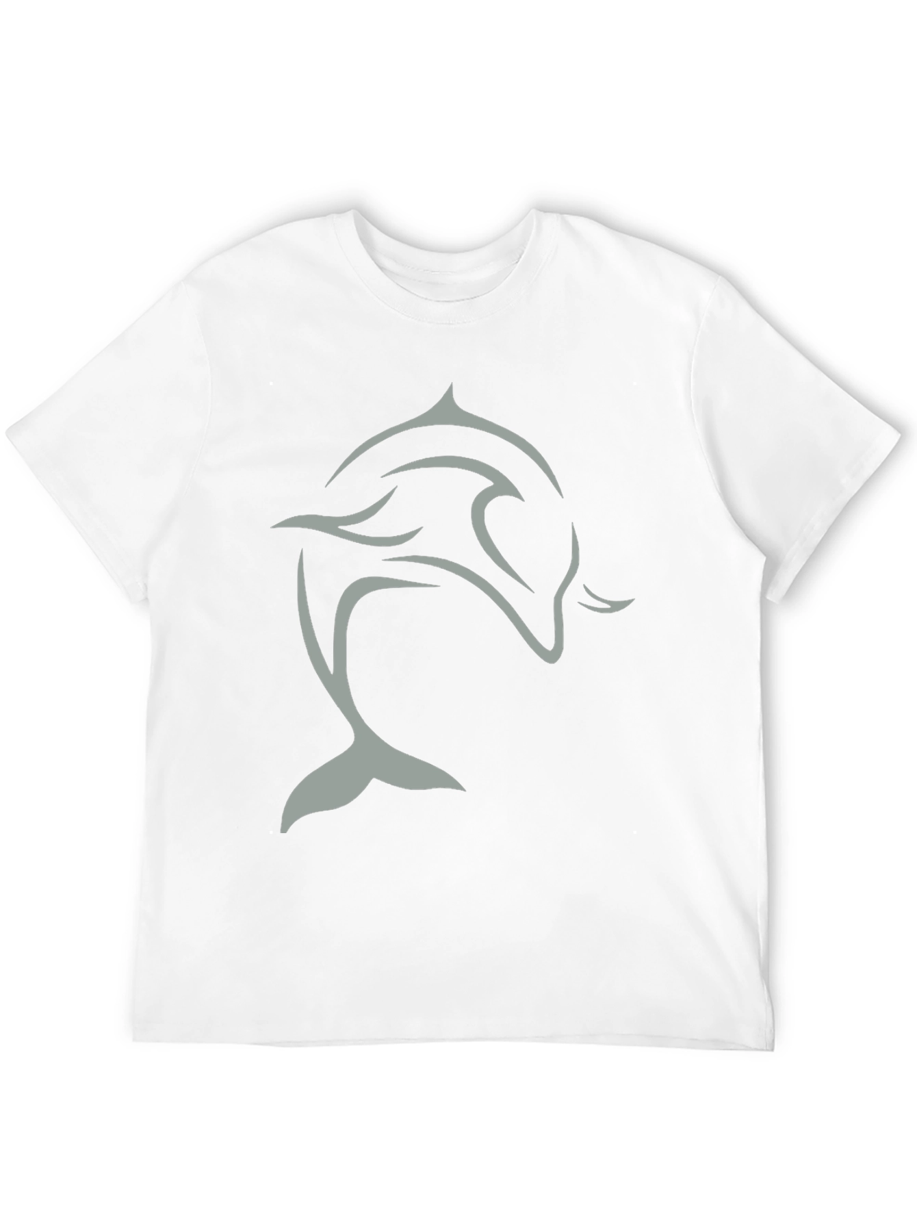 Black Black Dolphin Graphic Tee - Stylish & Comfortable view 12