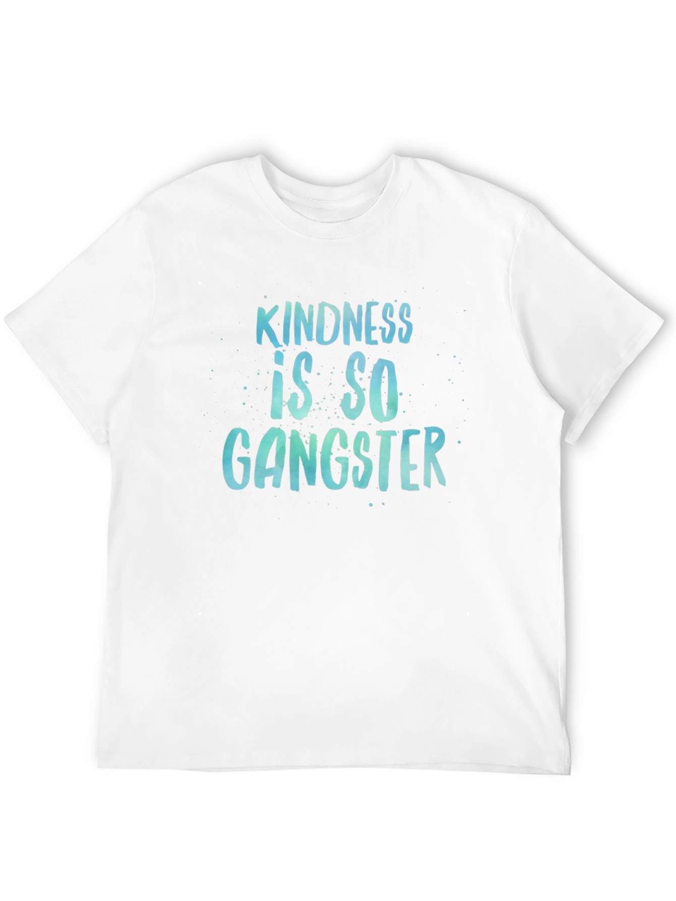 Black Kindness is So Gangster Black T-Shirt view 12