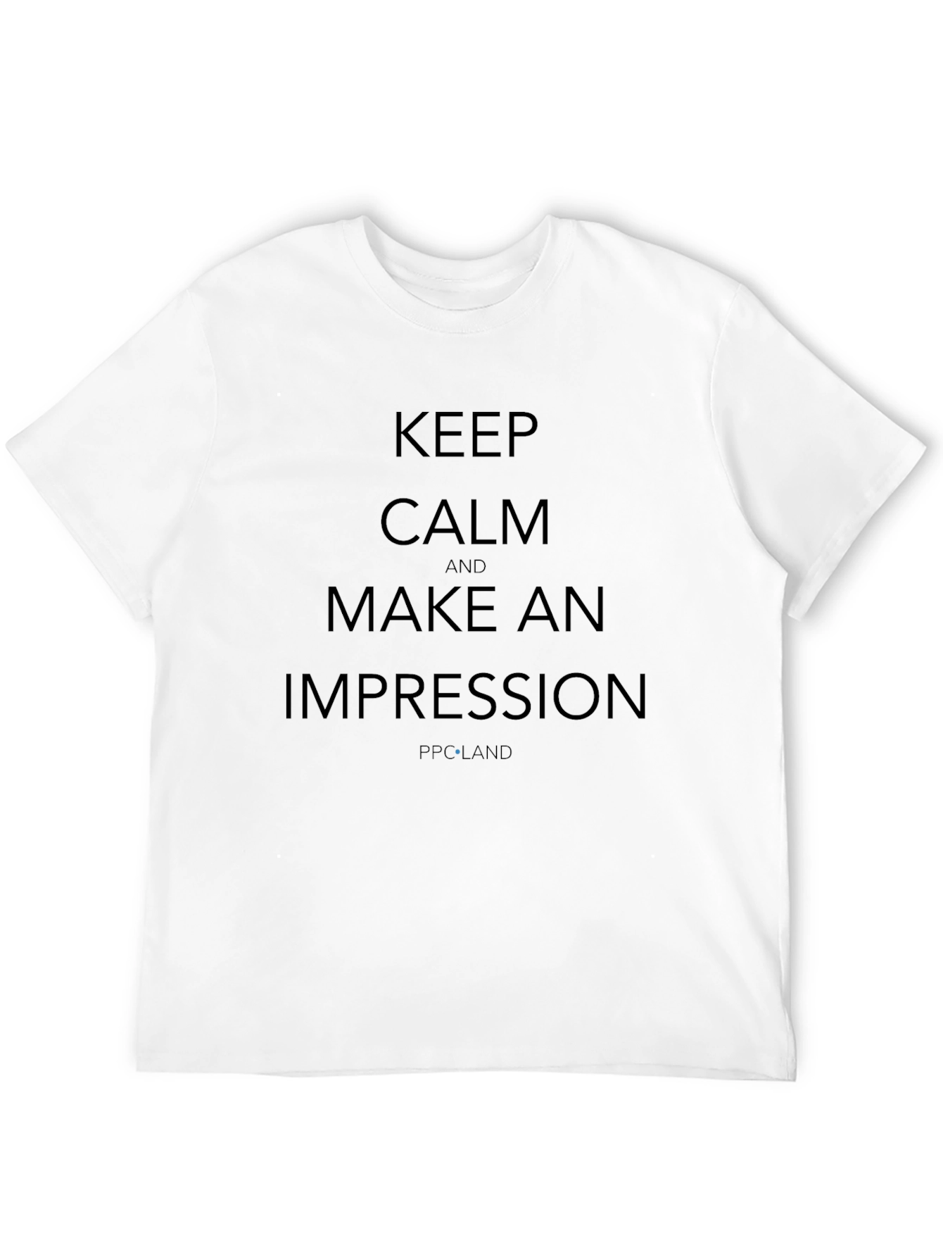 Black Keep Calm Impression Black T-Shirt view 12