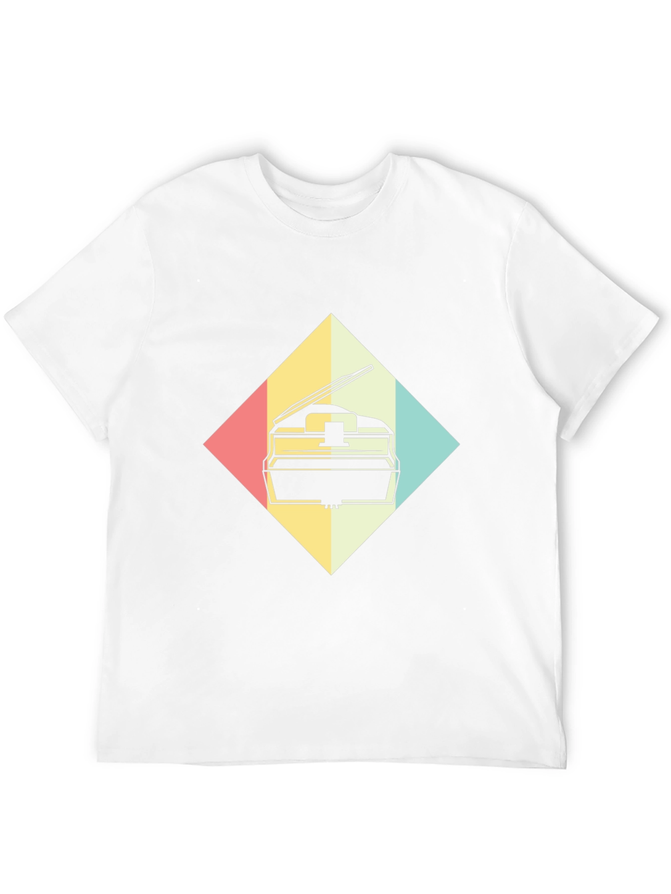 Black Retro Piano Graphic Tee - Musical Style view 12