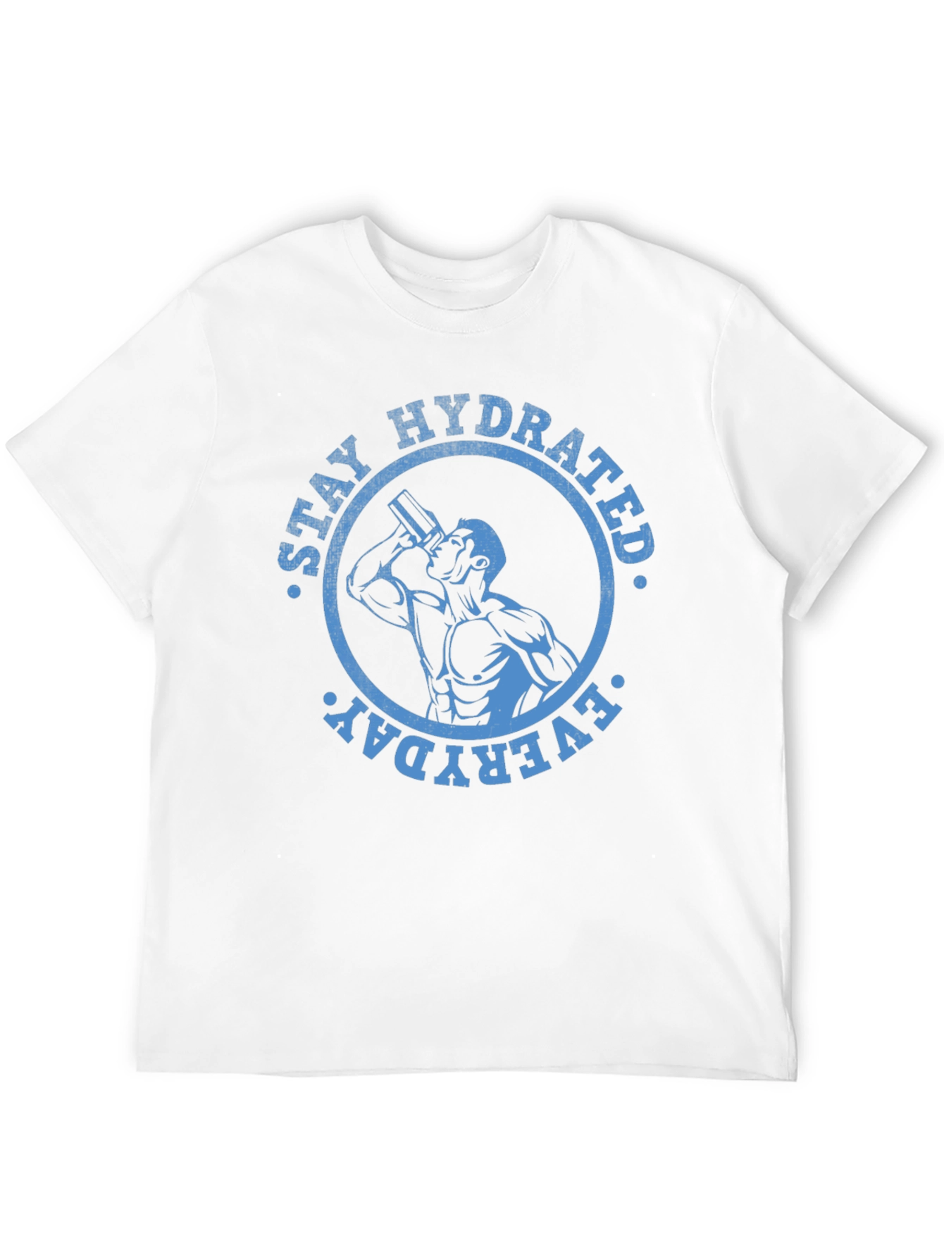 Black Stay Hydrated Everyday Graphic Tee - Black view 12