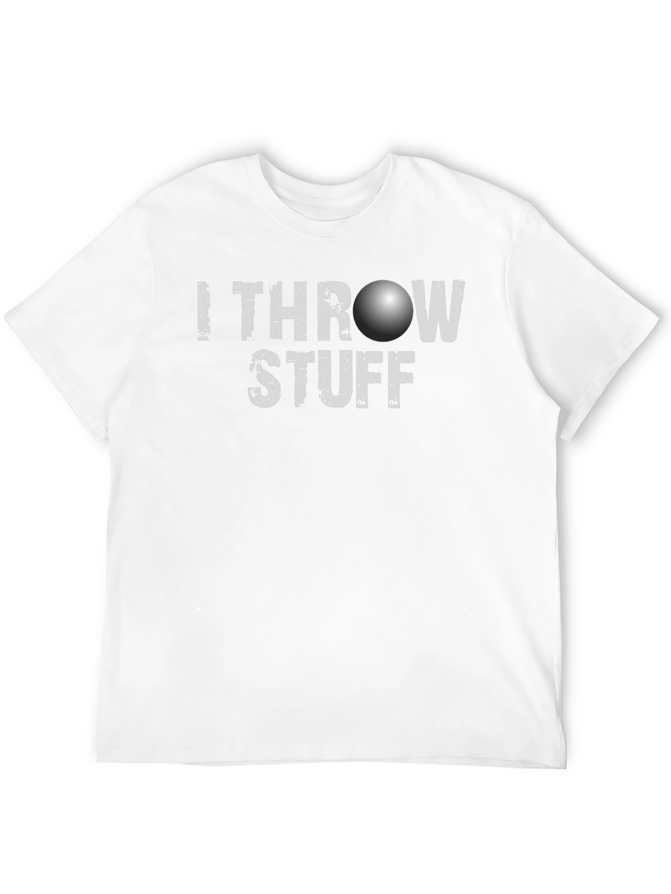 Black I Throw Stuff T-Shirt - Funny Novelty Tee view 12