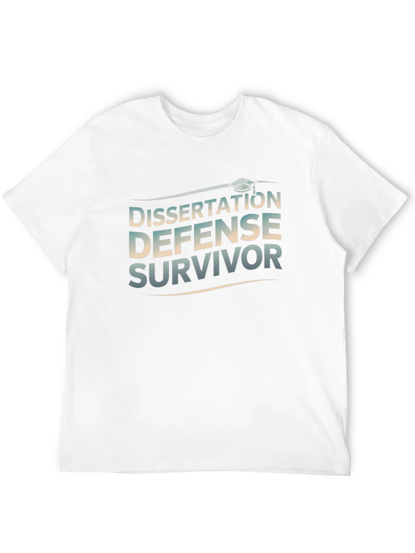 Black Dissertation Defense Survivor T-Shirt view 12