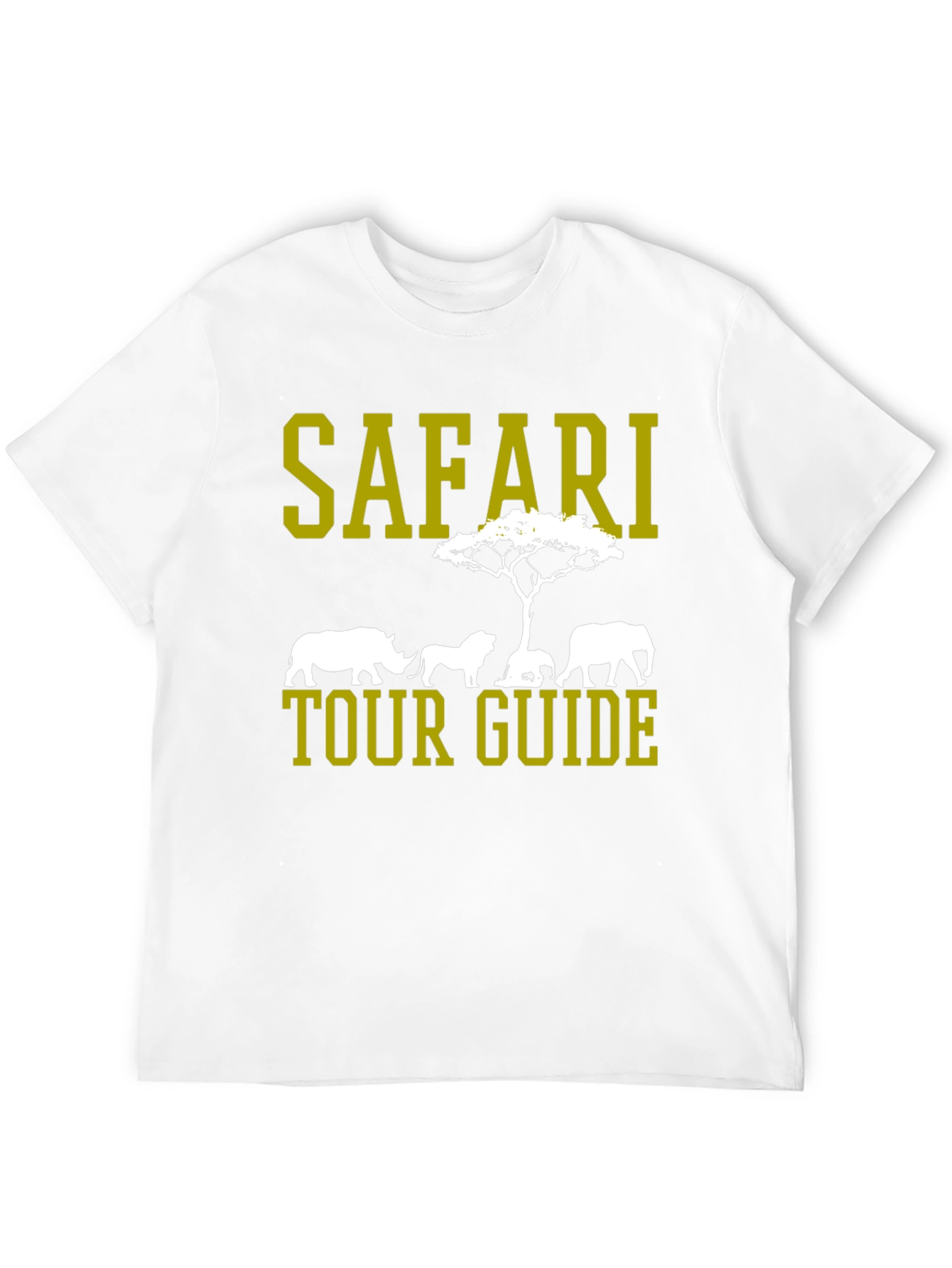 Black Safari Tour Guide Crew Neck T-Shirt view 12
