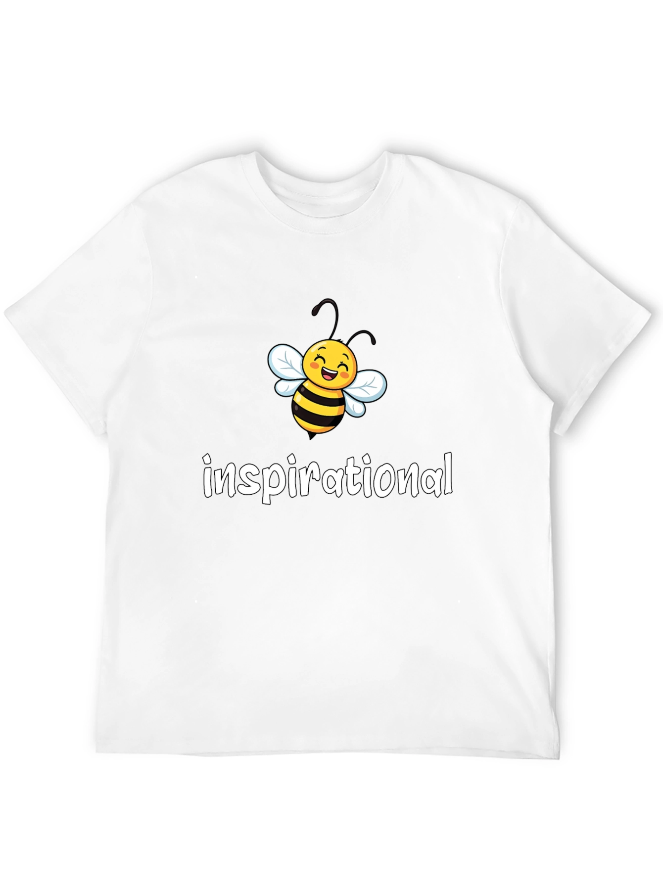 Black Inspirational Bee Graphic T-Shirt view 12