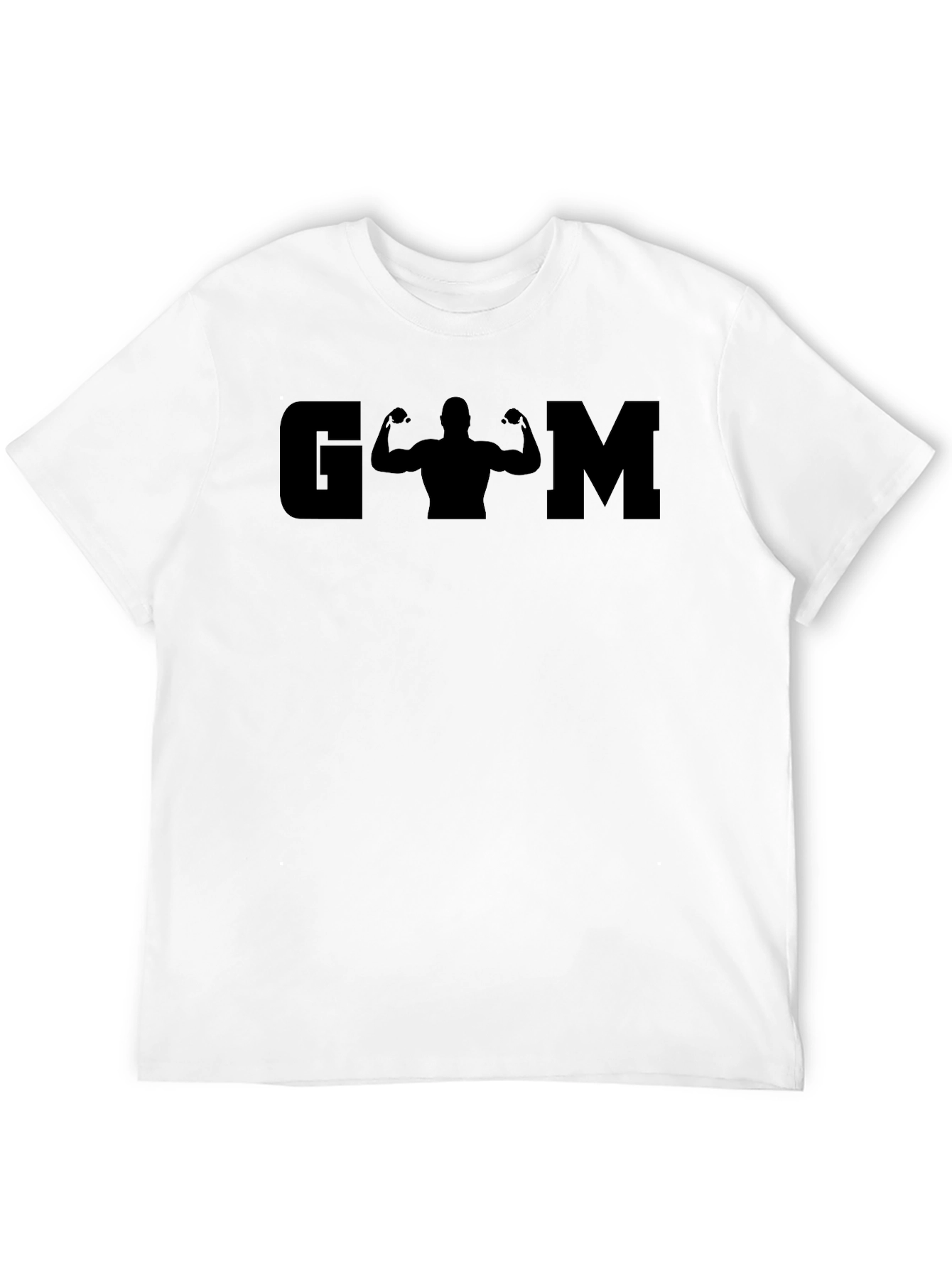 Black Gym T-Shirt - Black Workout Apparel view 12