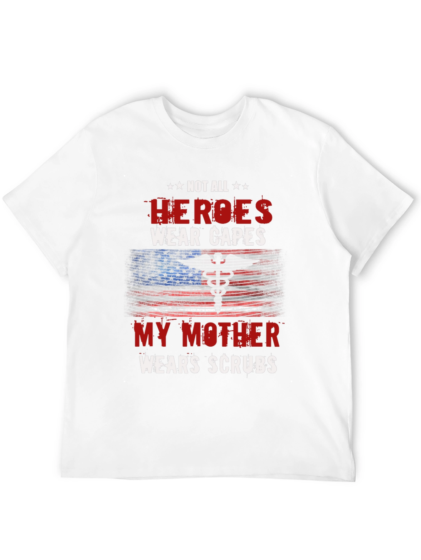 Black Hero Mother Nurse T-Shirt - Medical Scrubs Apparel view 12