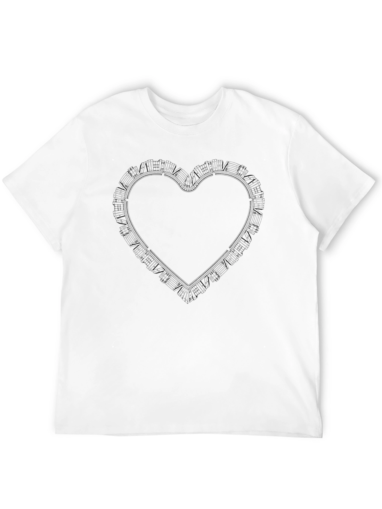 Black Heart Graphic Black T-Shirt view 12