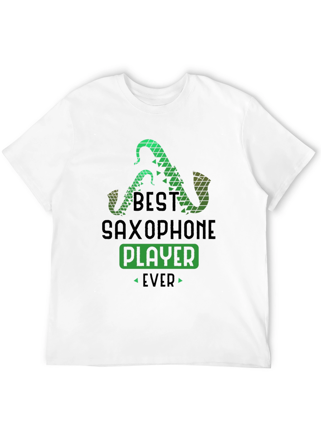 Black Best Saxophone Player Ever Graphic T-Shirt view 12
