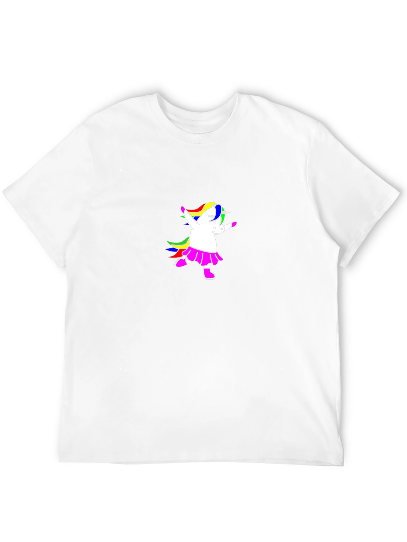 Black Unicorn Dabbing Graphic Tee - Black Cotton view 12