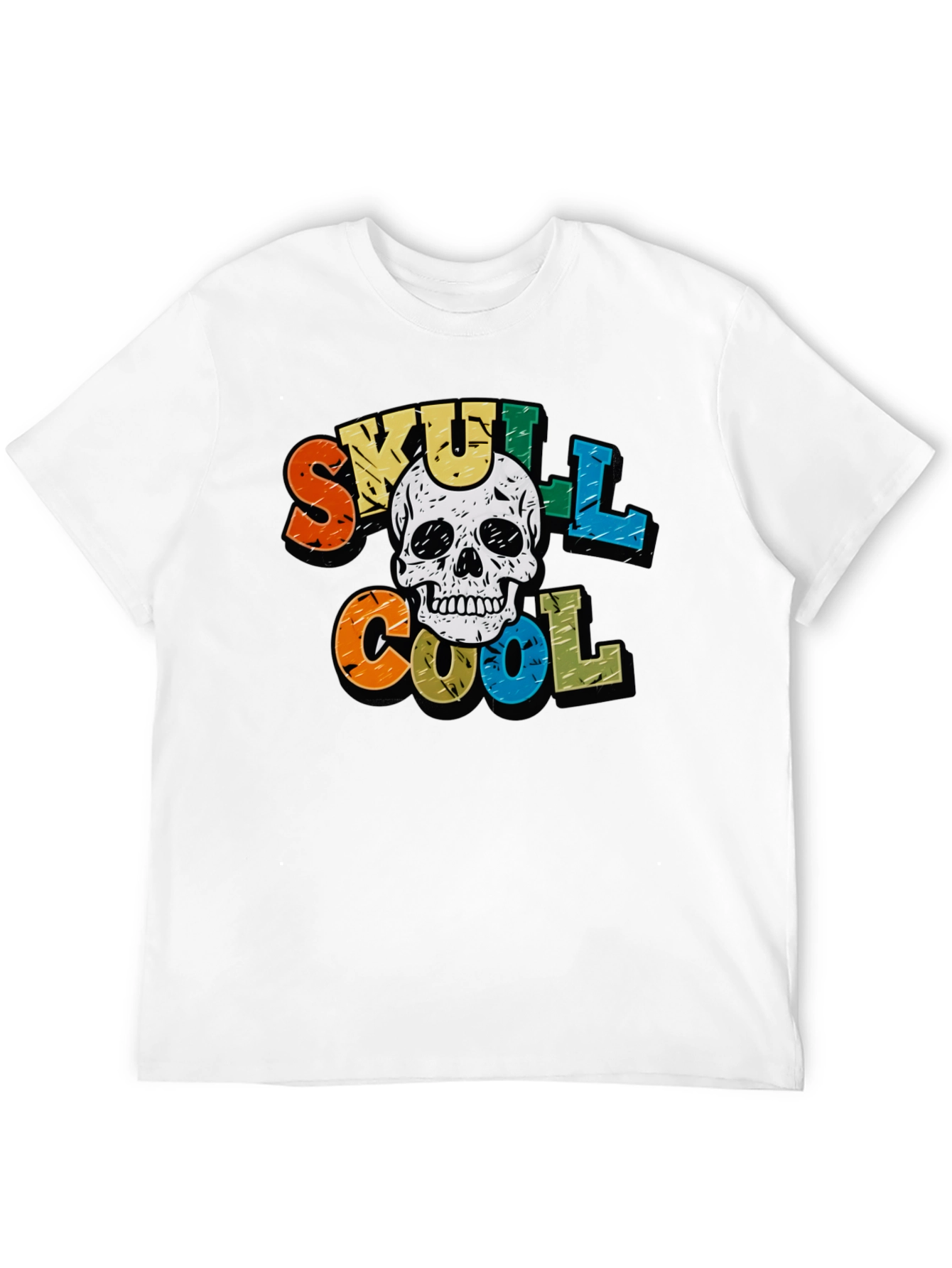 Black Skull Cool Graphic T-Shirt view 12