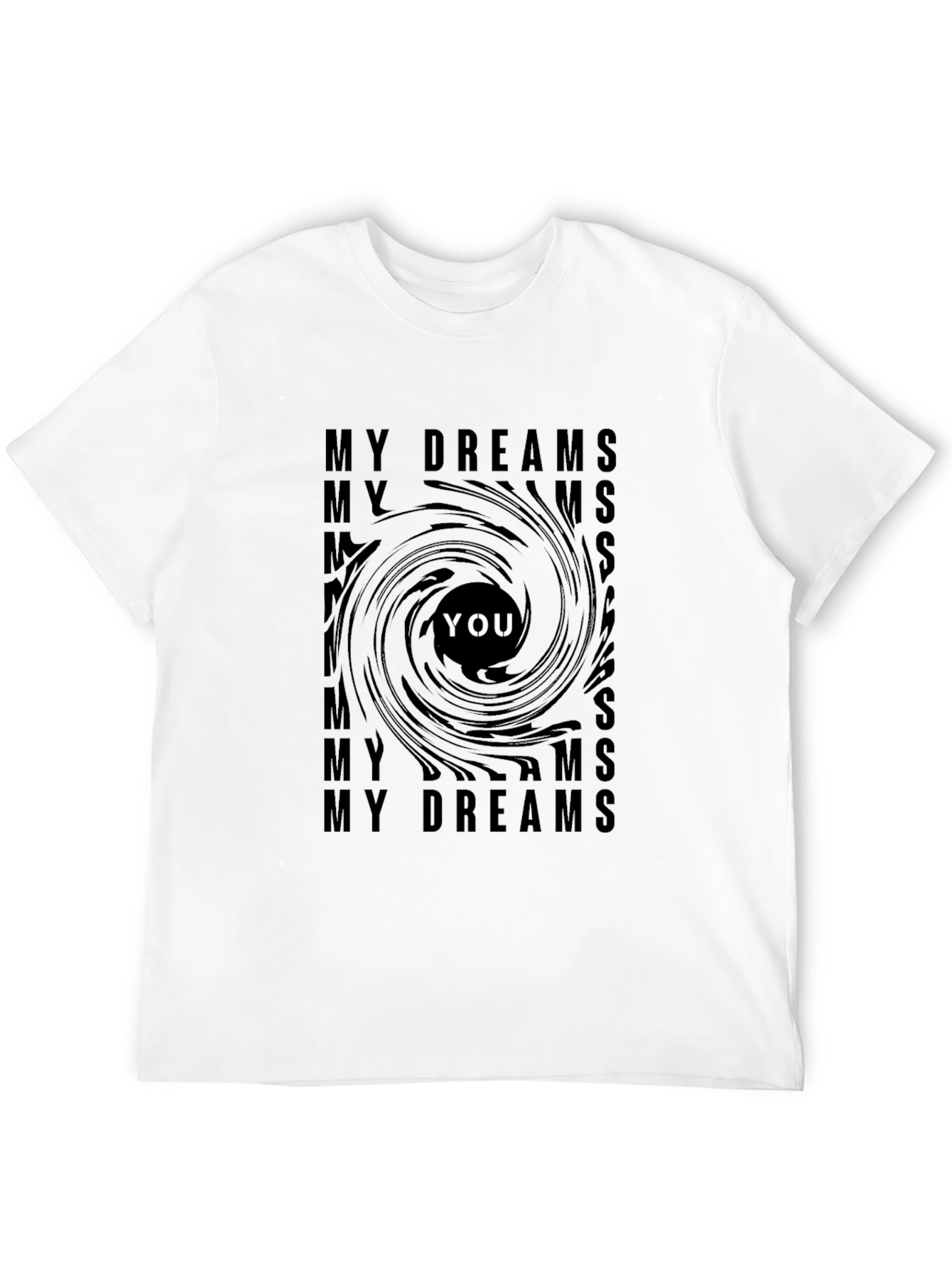 Black My Dreams You - Graphic Print T-Shirt view 12