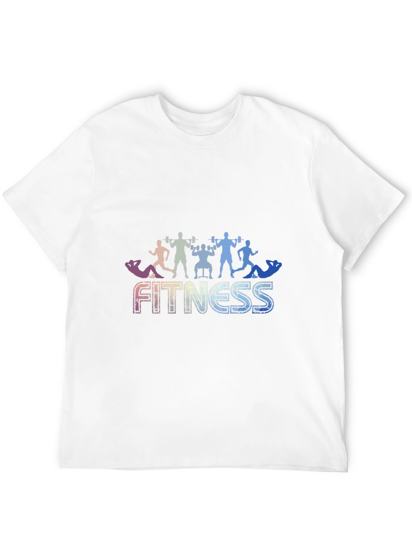 Black Fitness Graphic Black T-Shirt view 12