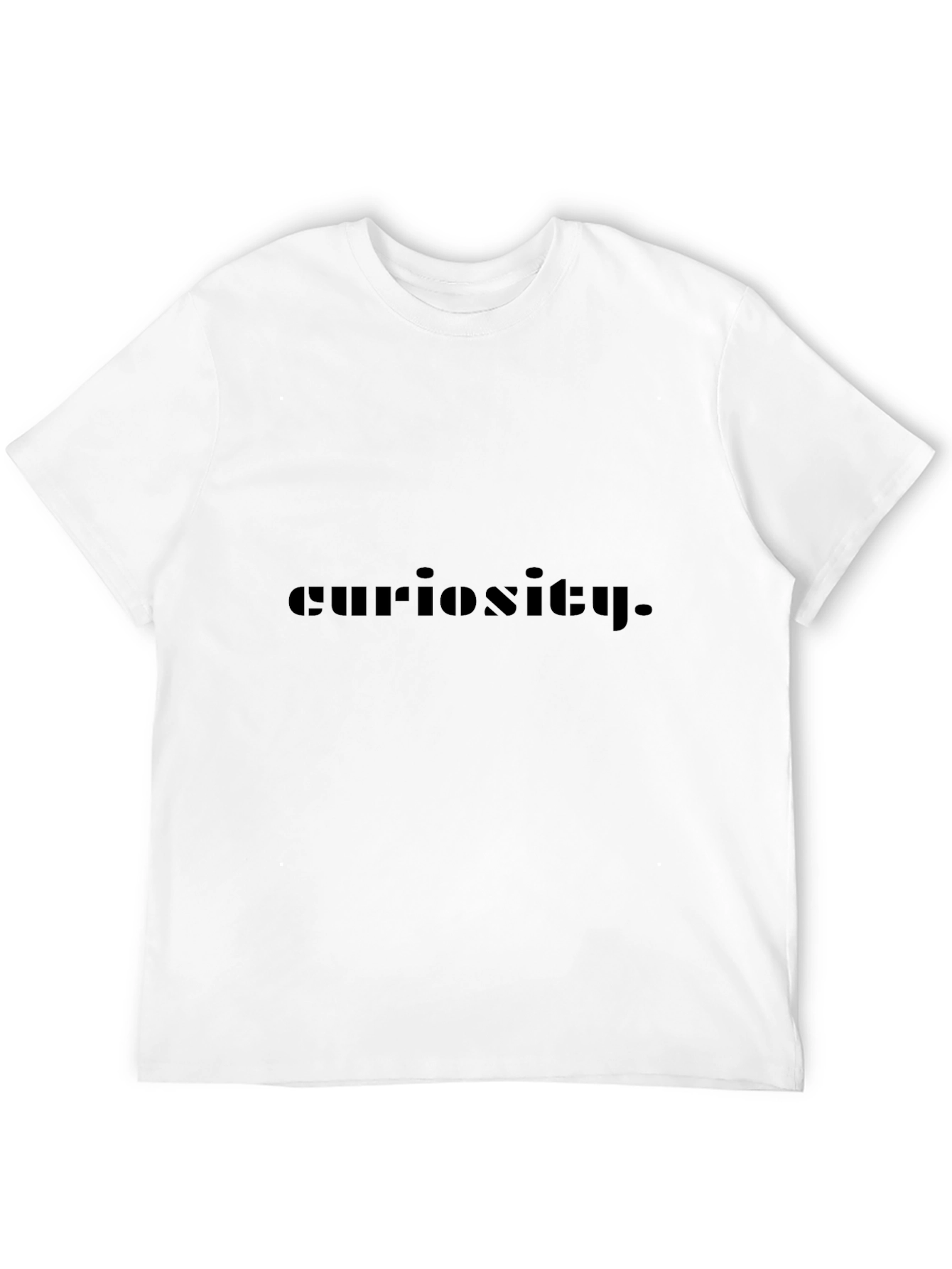 Black Curiosity Black Graphic Tee view 12