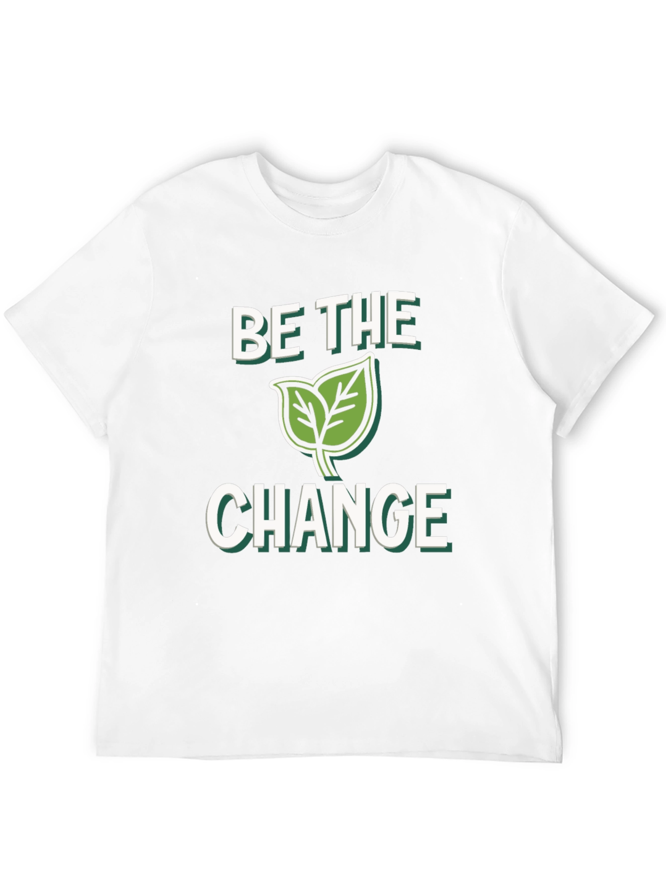 Black Be The Change Graphic T-Shirt - Eco Friendly Design view 12