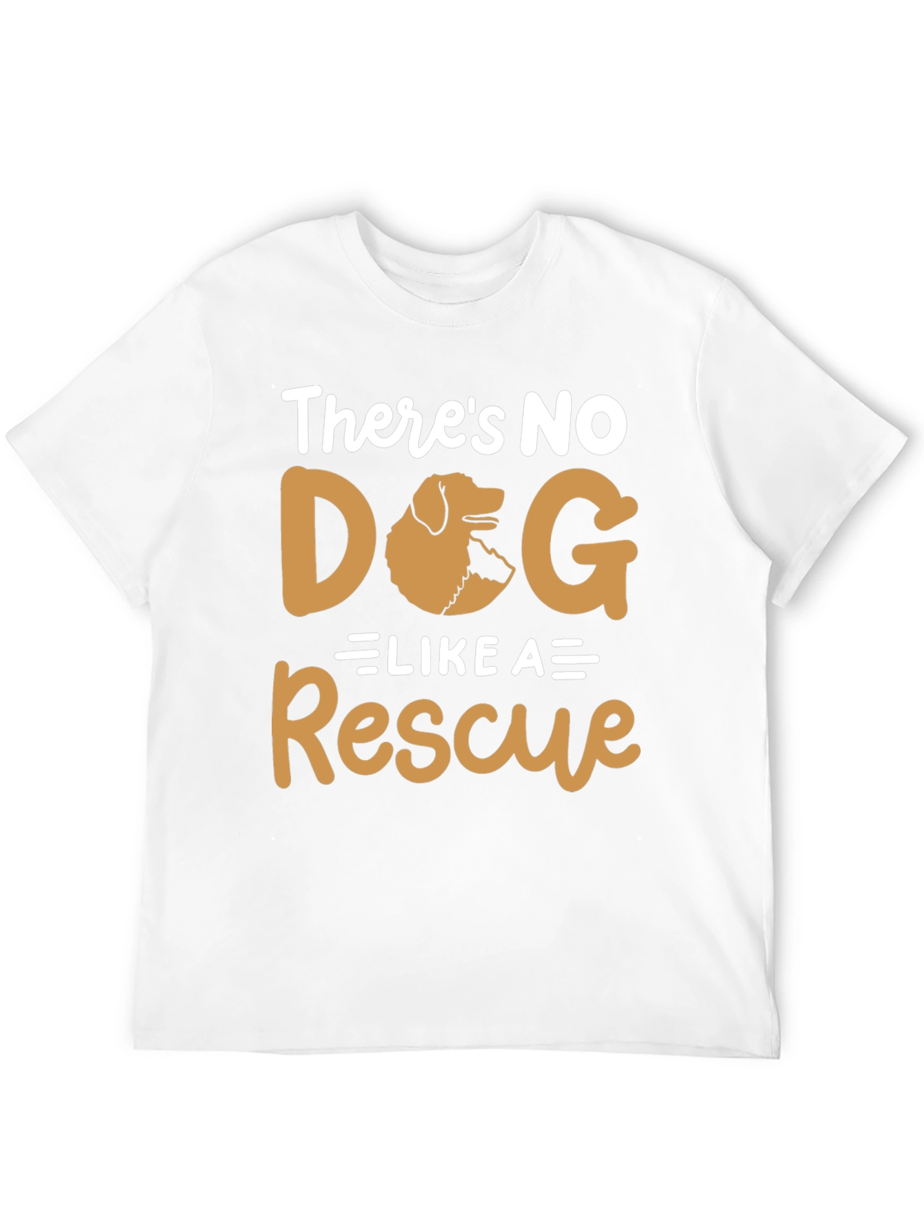 Black Rescue Dog T-Shirt - Unisex Graphic Tee view 12
