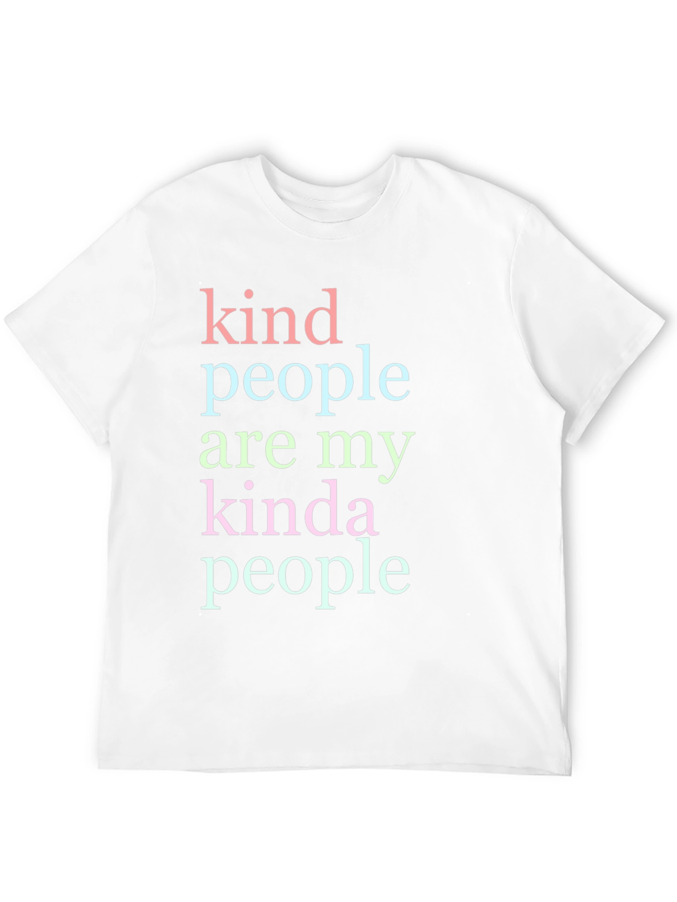 Black Kind People T-Shirt - Soft Cotton Tee view 12