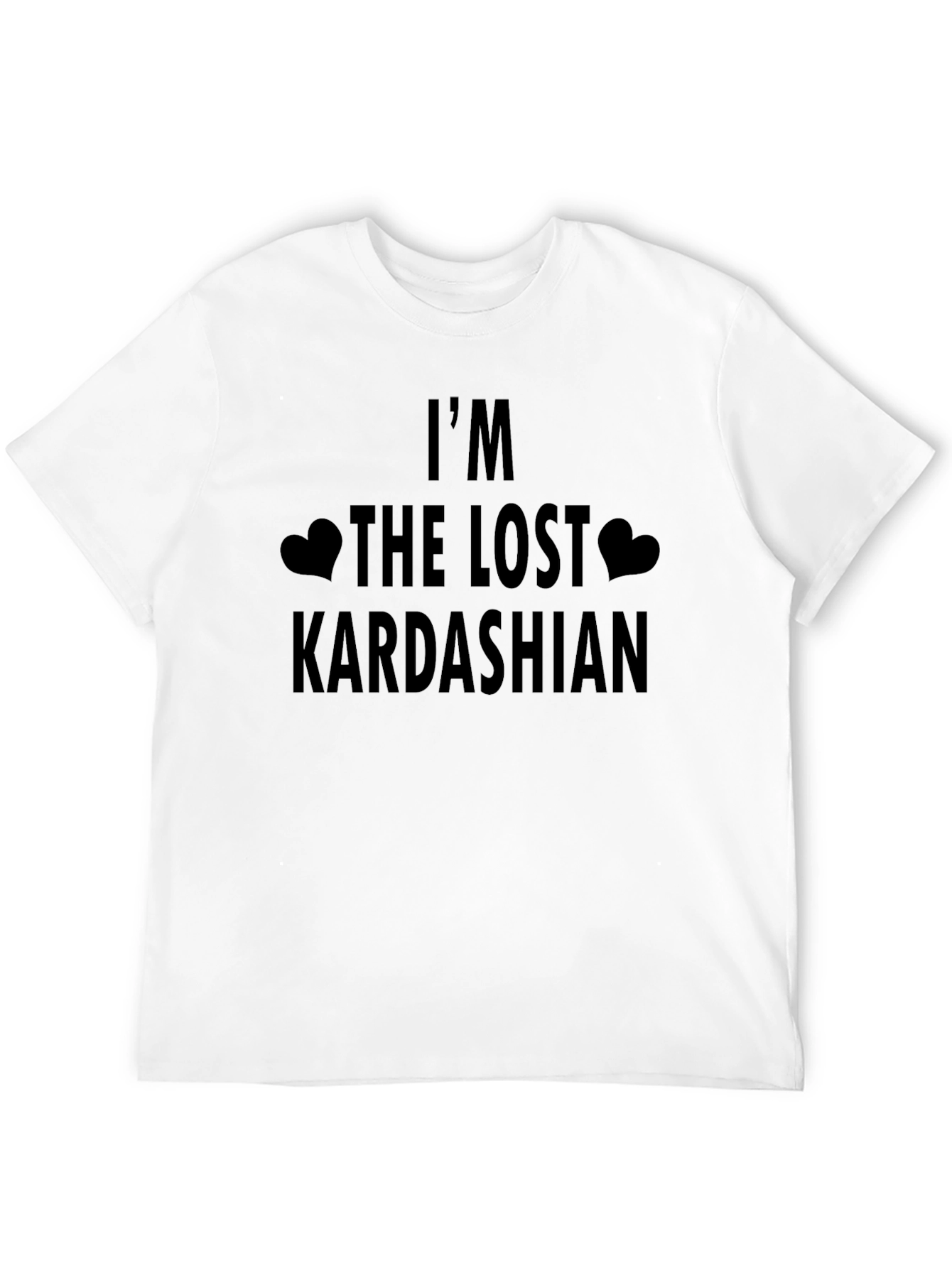 Black Lost Kardashian T-Shirt view 12