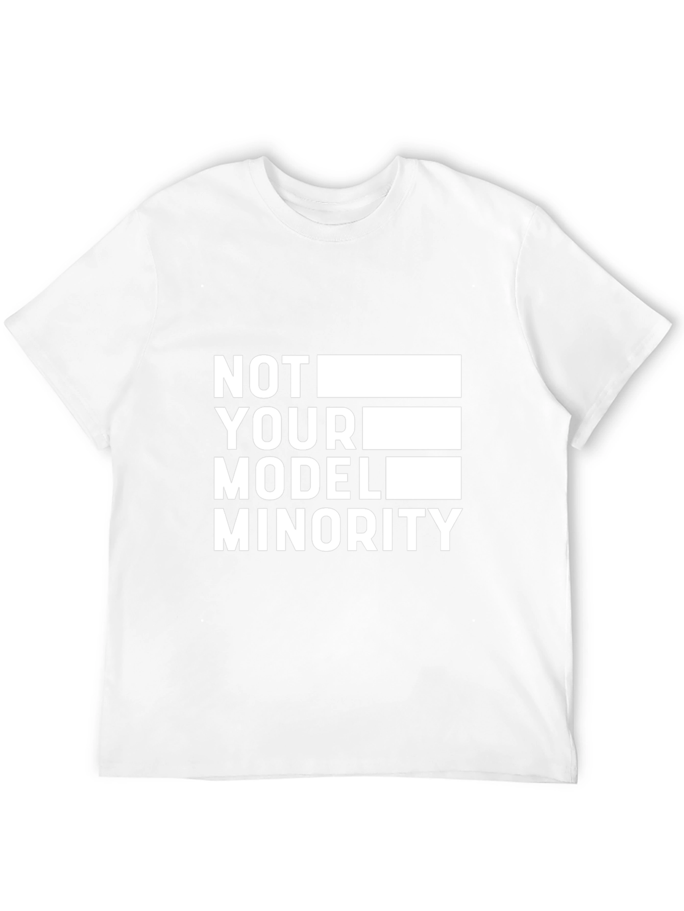 Black Not Your Model Minority Graphic Tee view 12