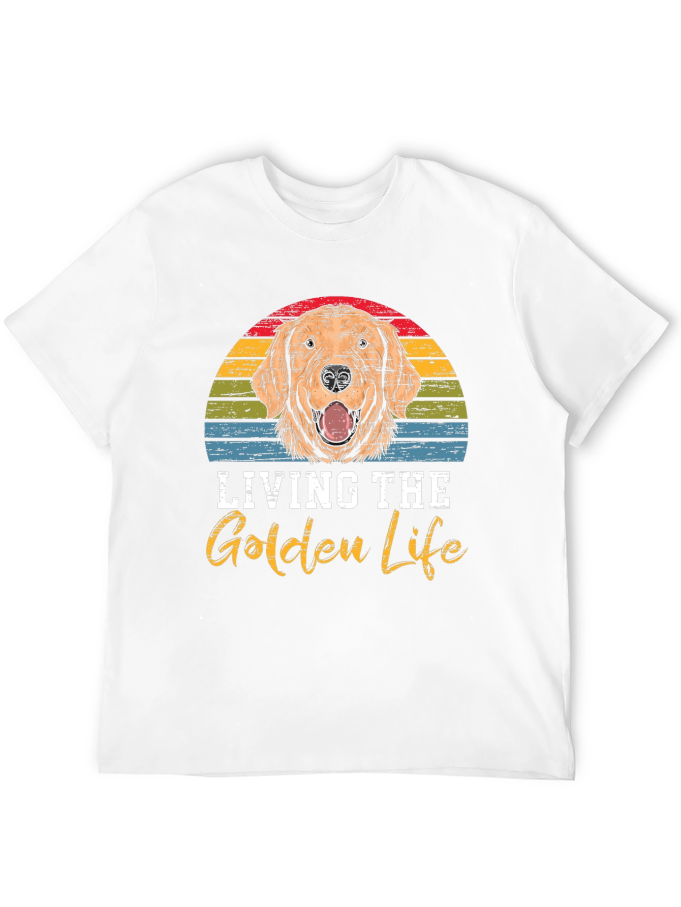 Black Living the Golden Life T-Shirt view 12