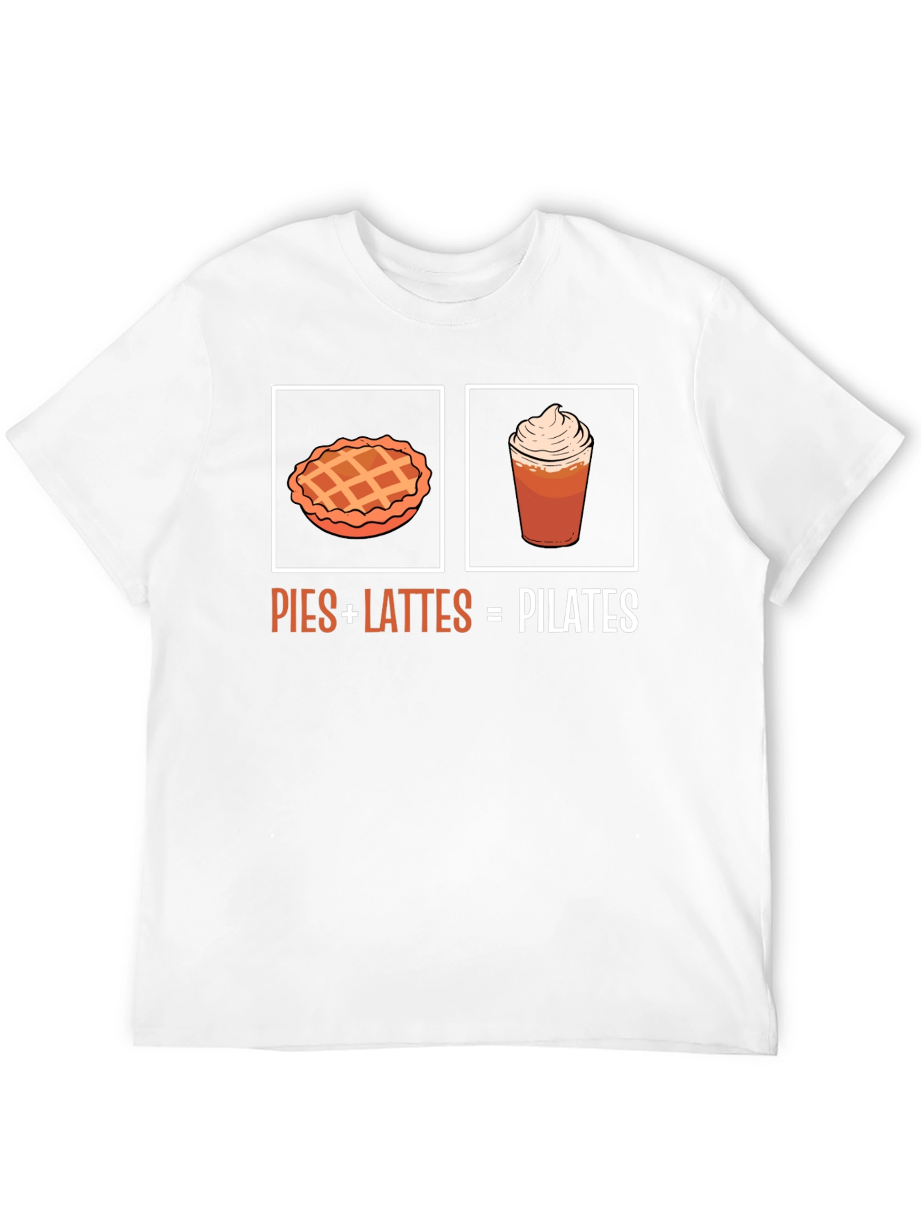 Black Pies + Lattes = Pilates T-Shirt view 12