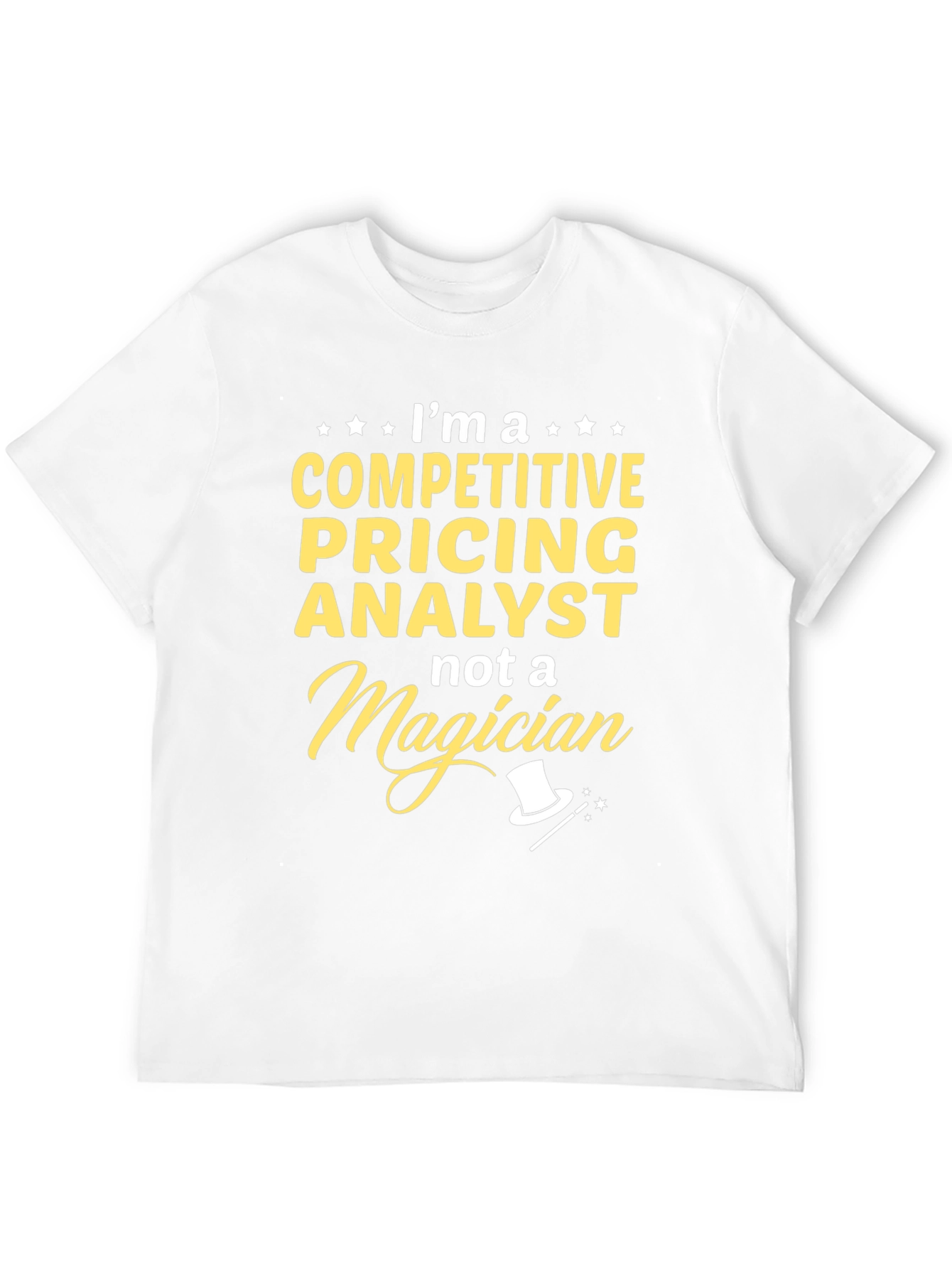 Black Competitive Pricing Analyst Funny T-Shirt view 12