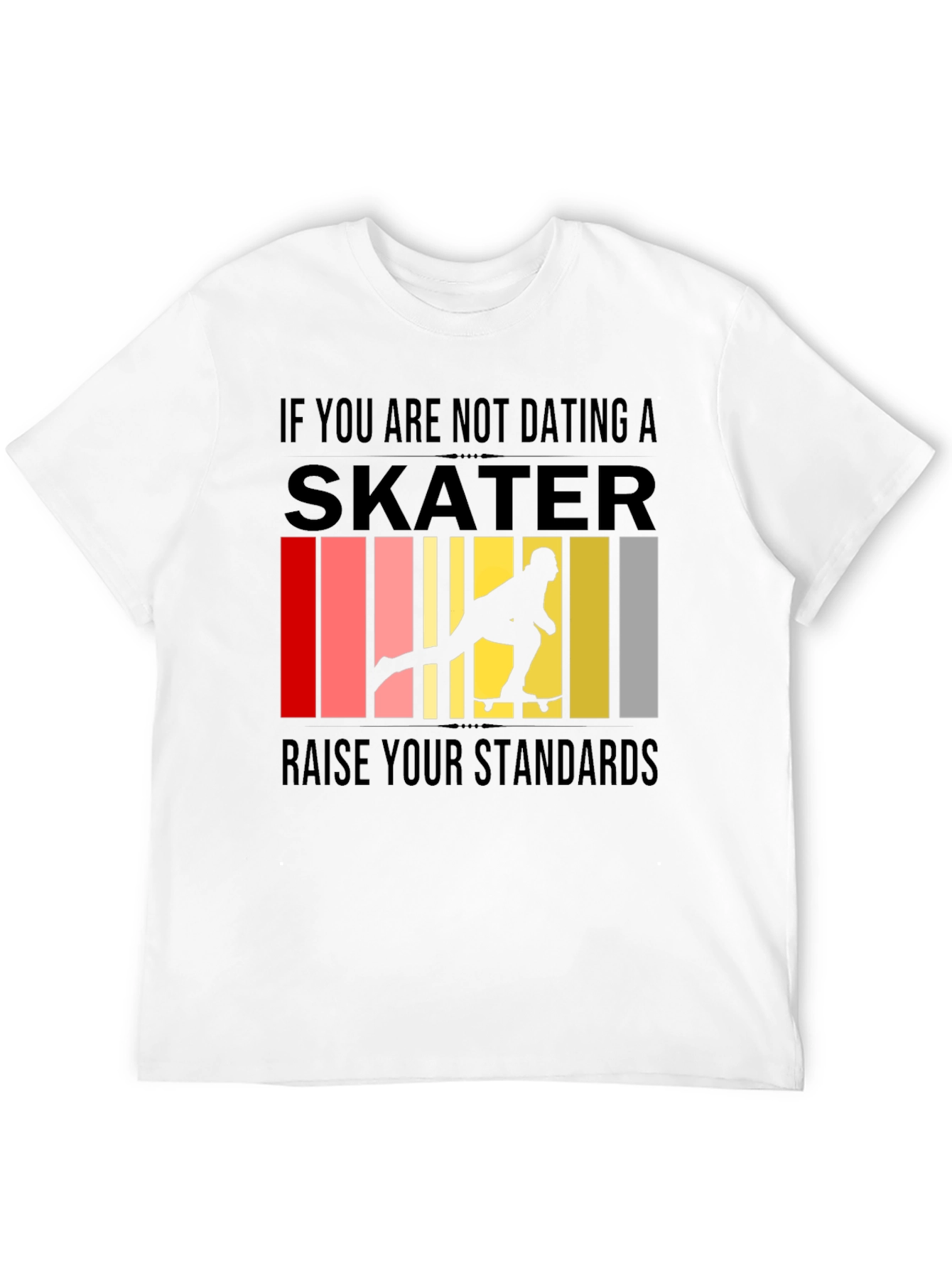 Black Skater Graphic T-Shirt - Raise Your Standards view 12