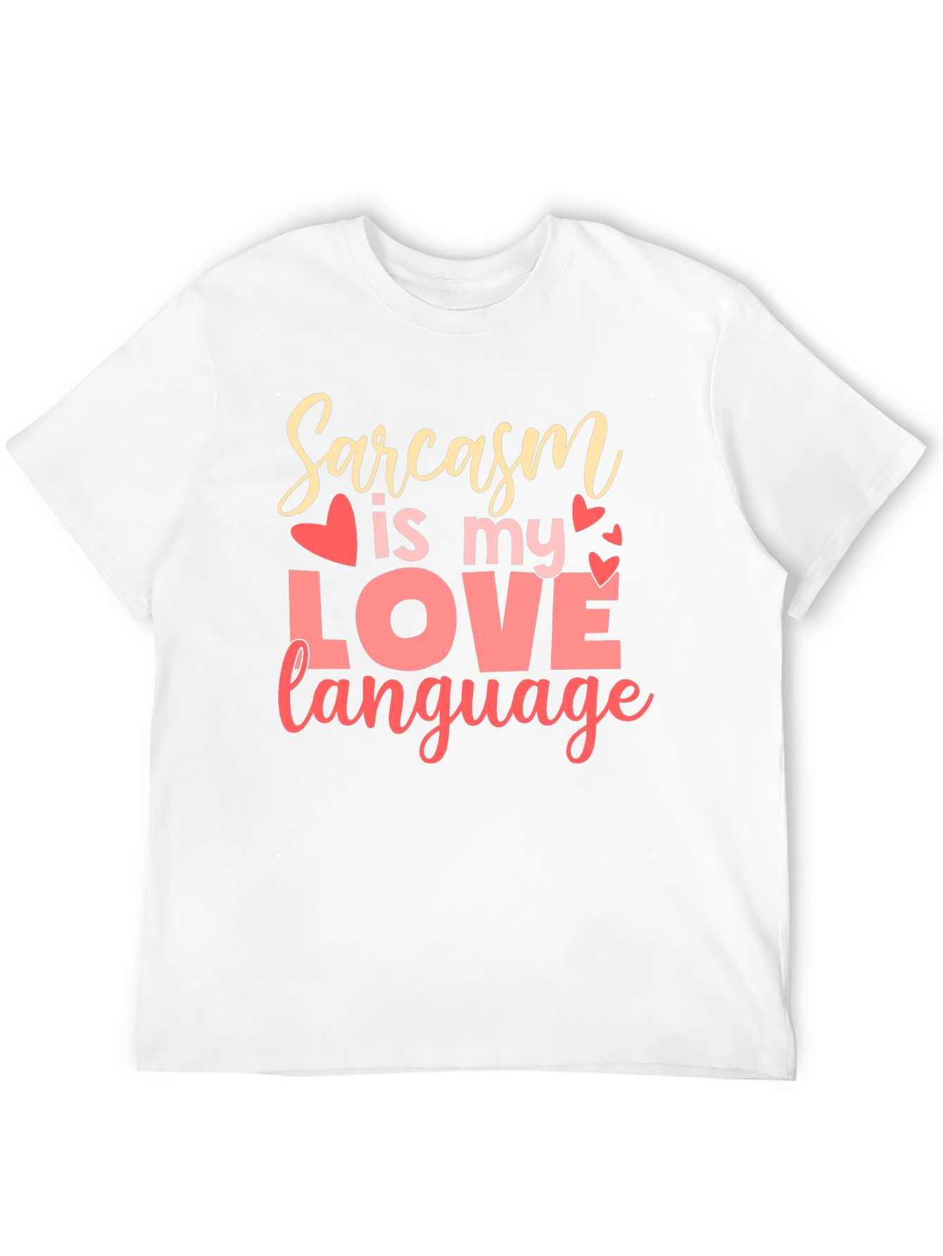 Black Sarcasm is My Love Language Graphic T-Shirt view 12