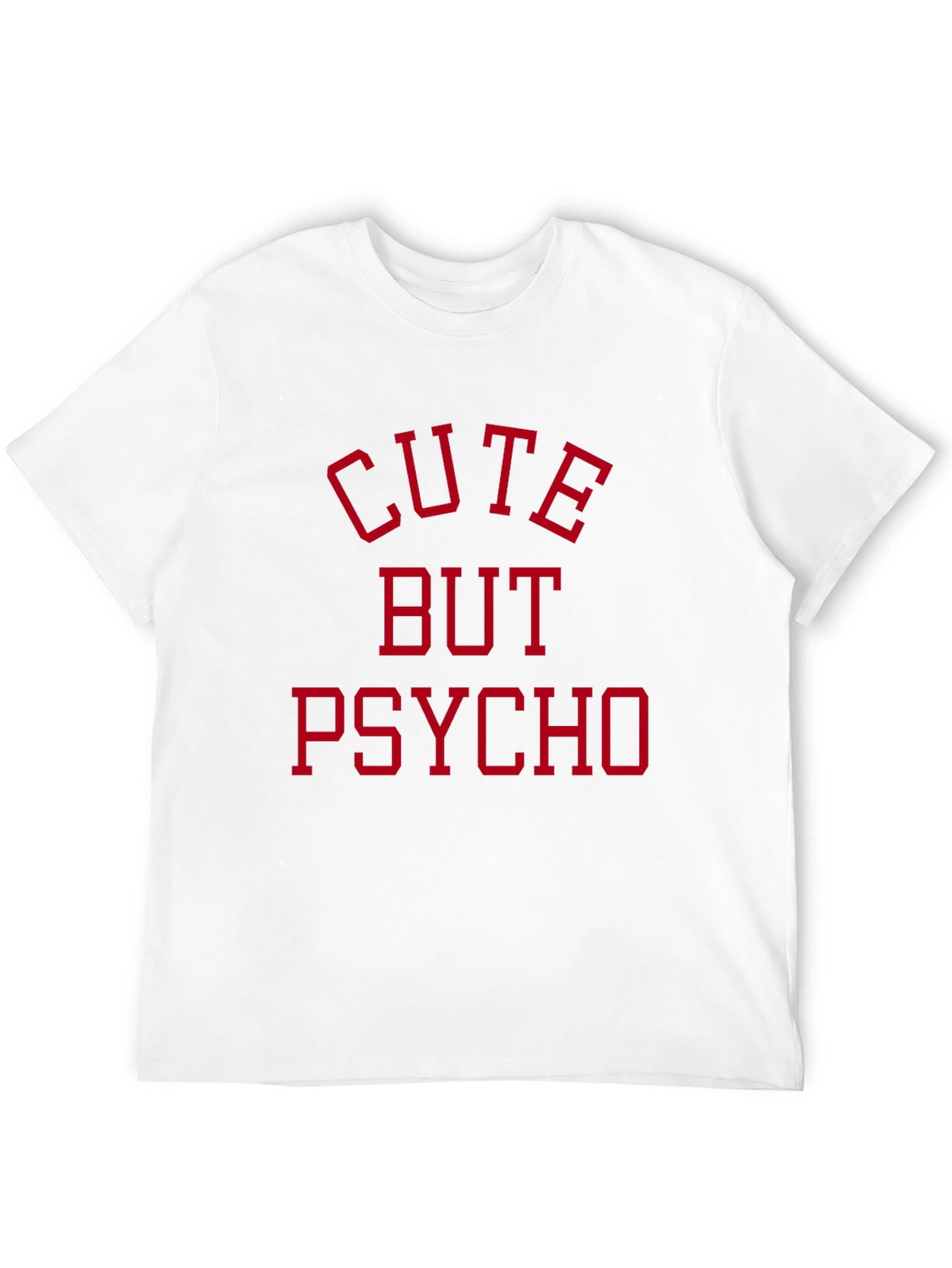 Black Cute But Psycho Black T-Shirt view 12