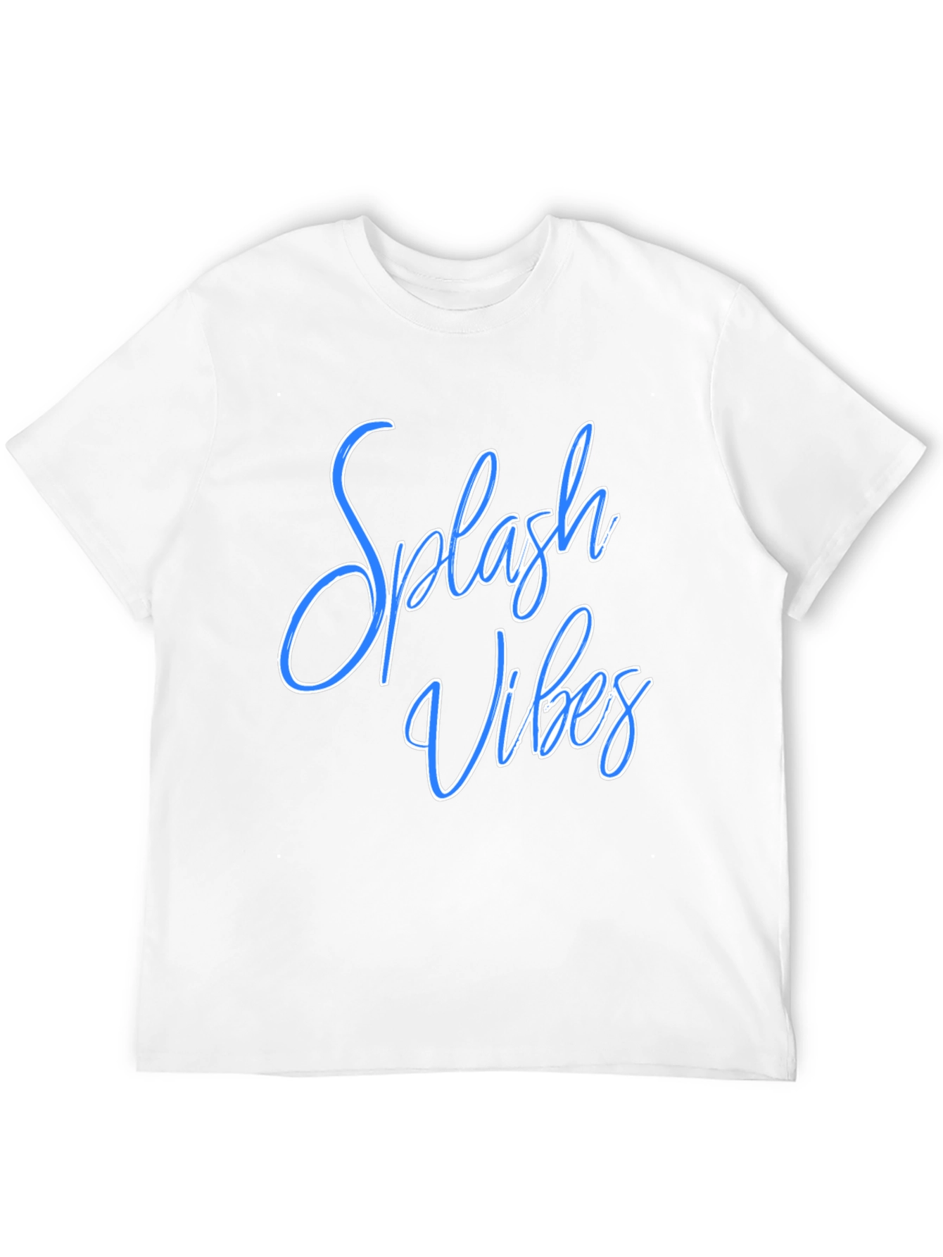 Black Splash Vibes Black Graphic Tee view 12