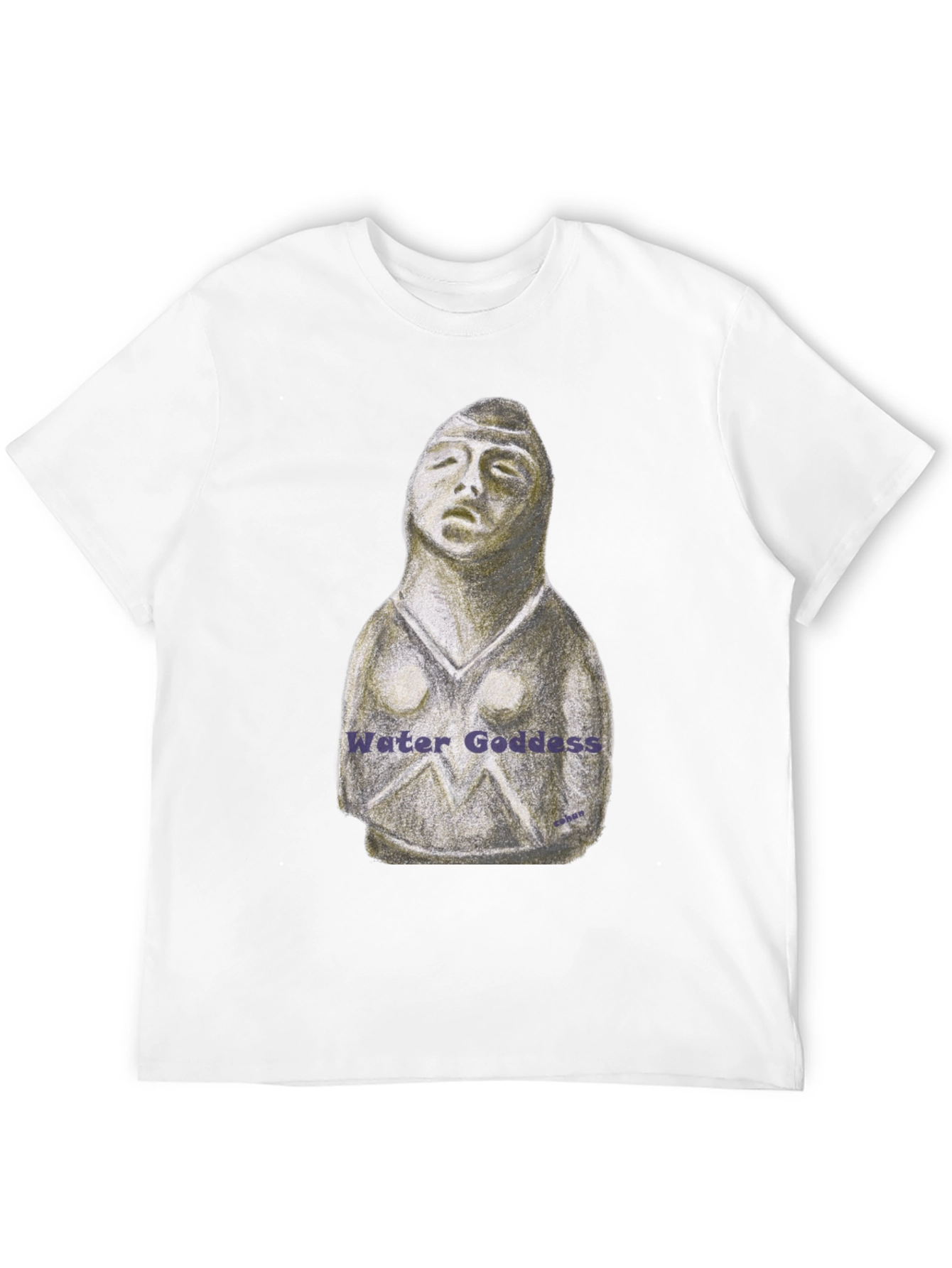 Black Water Goddess Graphic T-Shirt view 12