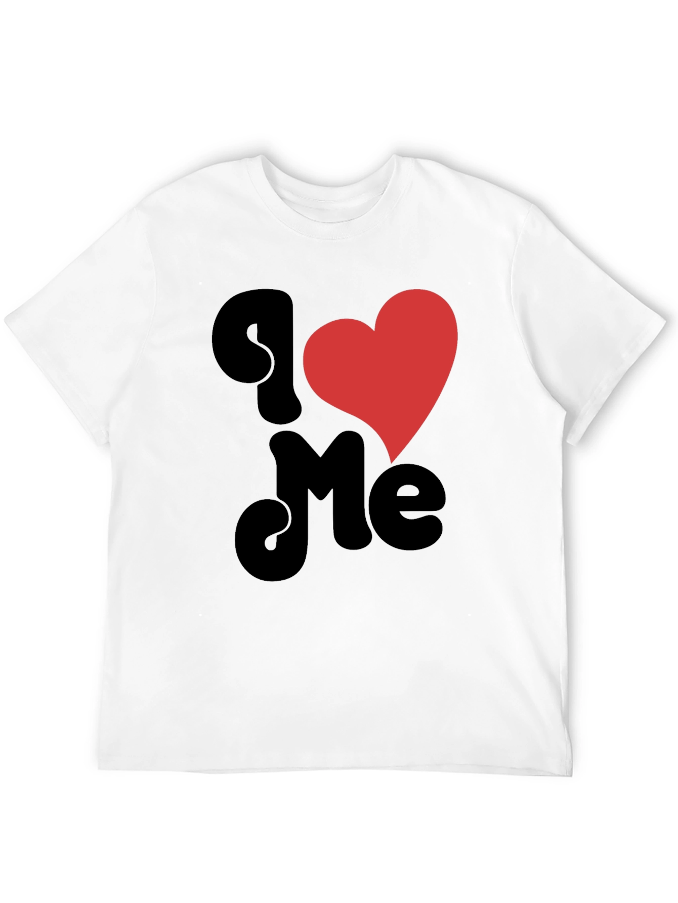 Black I Heart Me Black Graphic Tee view 12